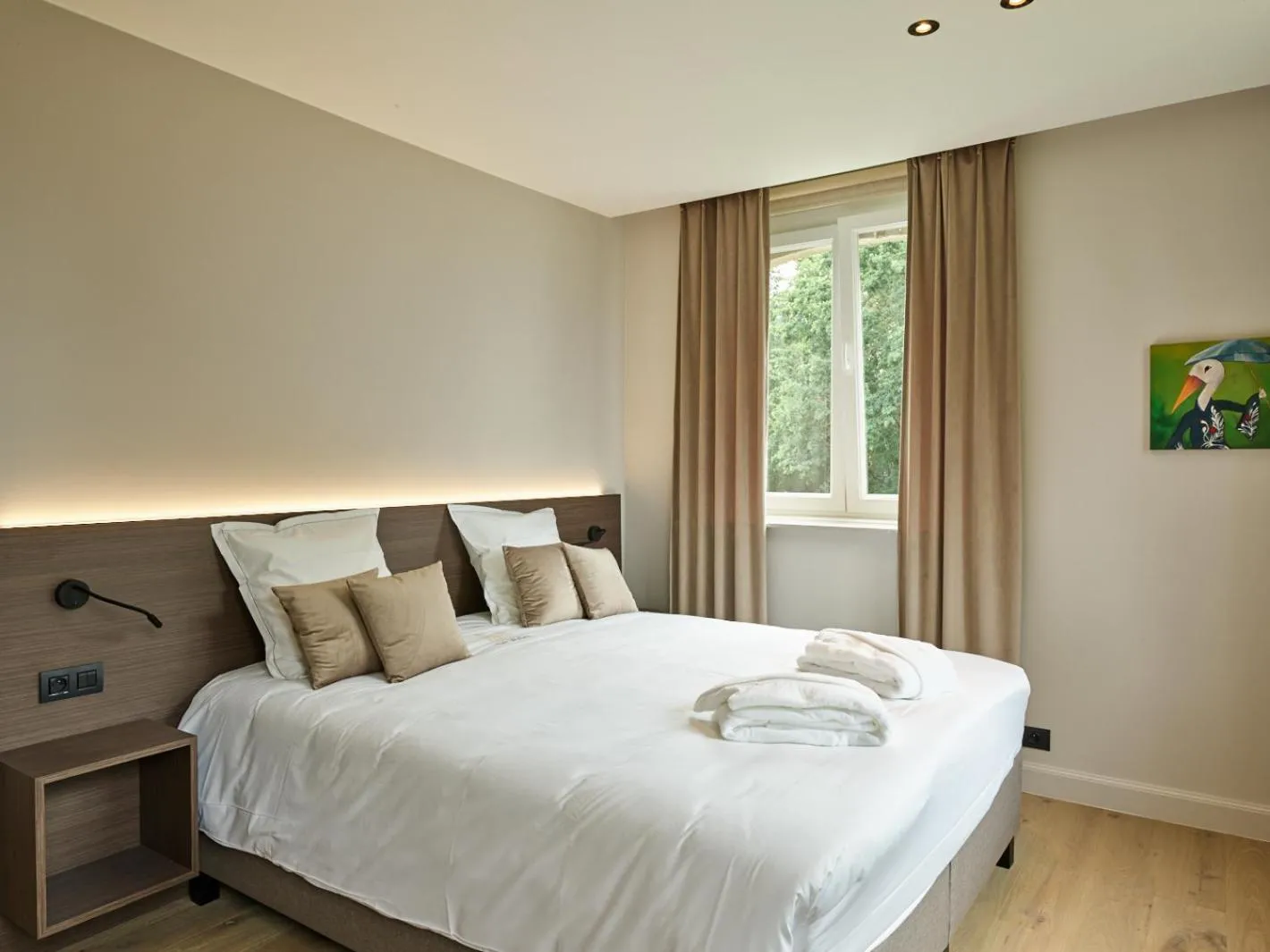 Bed in Boutique Hotel Ter Wallen