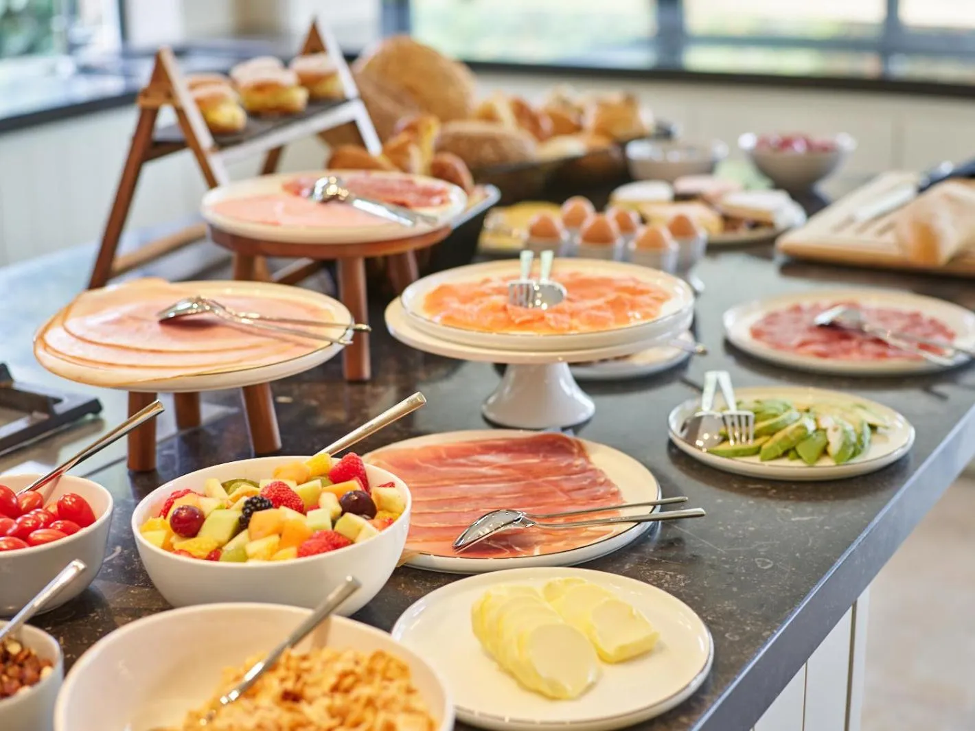 Continental breakfast in Boutique Hotel Ter Wallen