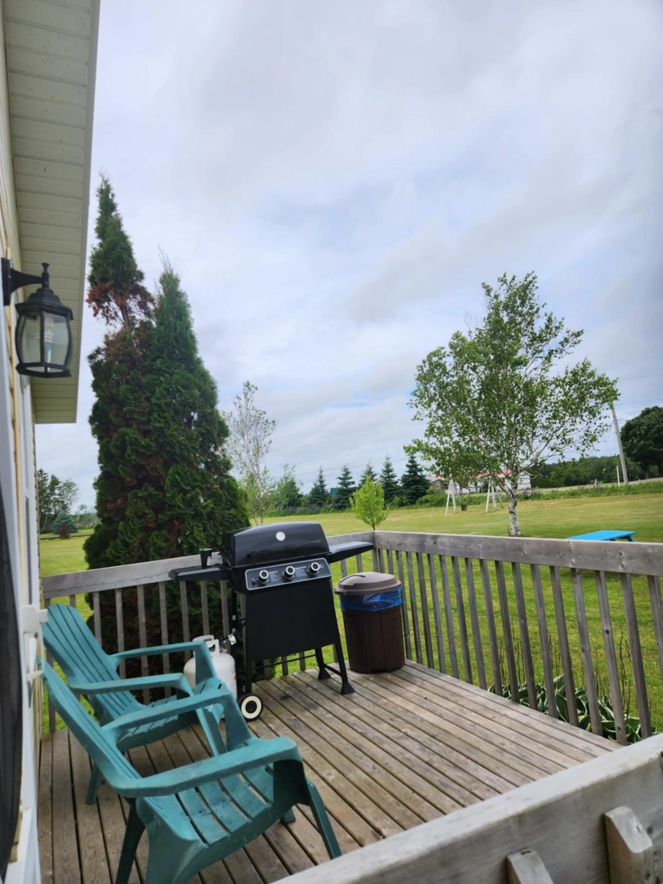 Balcony/Terrace in Baywatch Lighthouse Cottages & Motel
