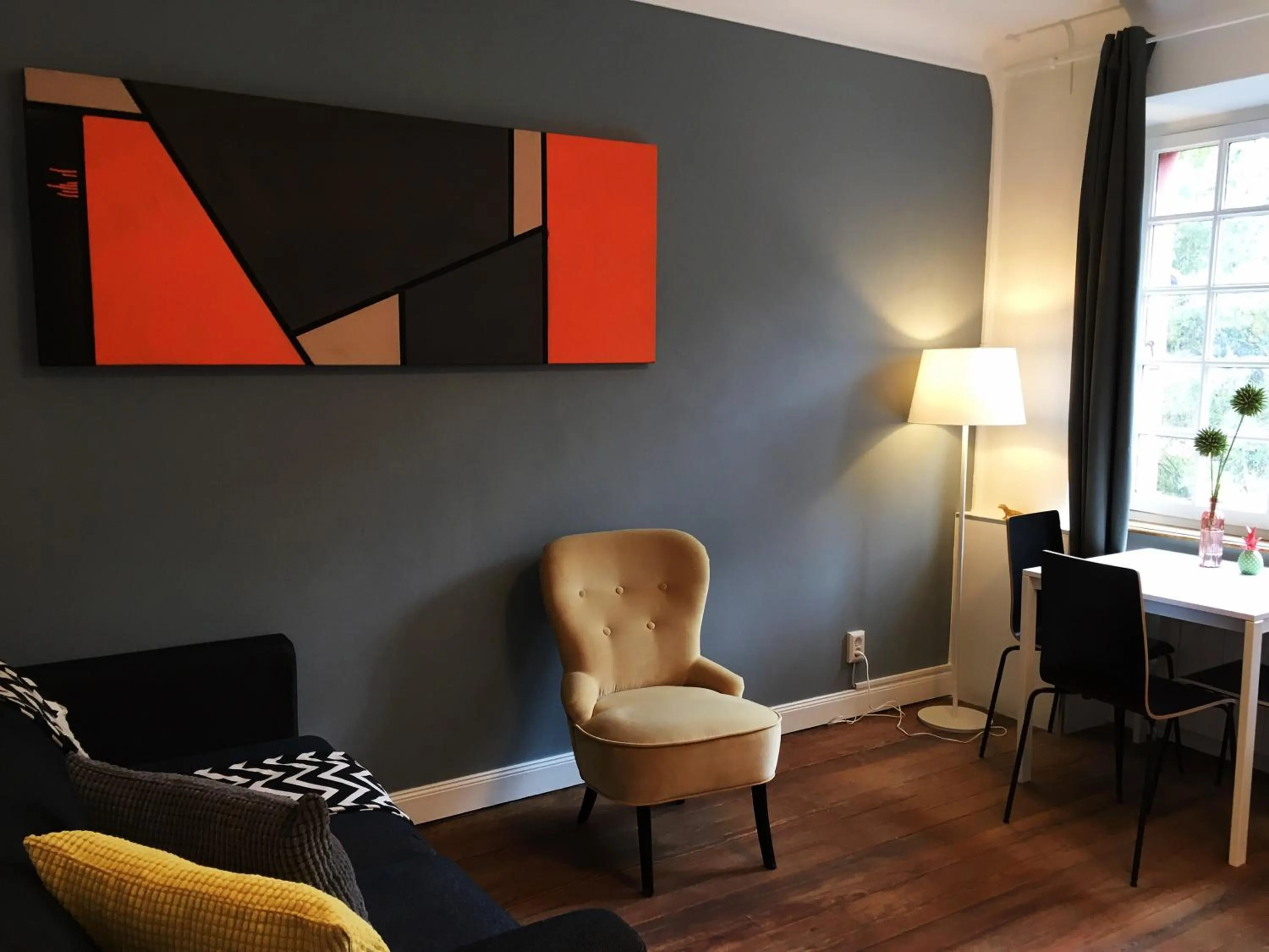 Living room in The red house