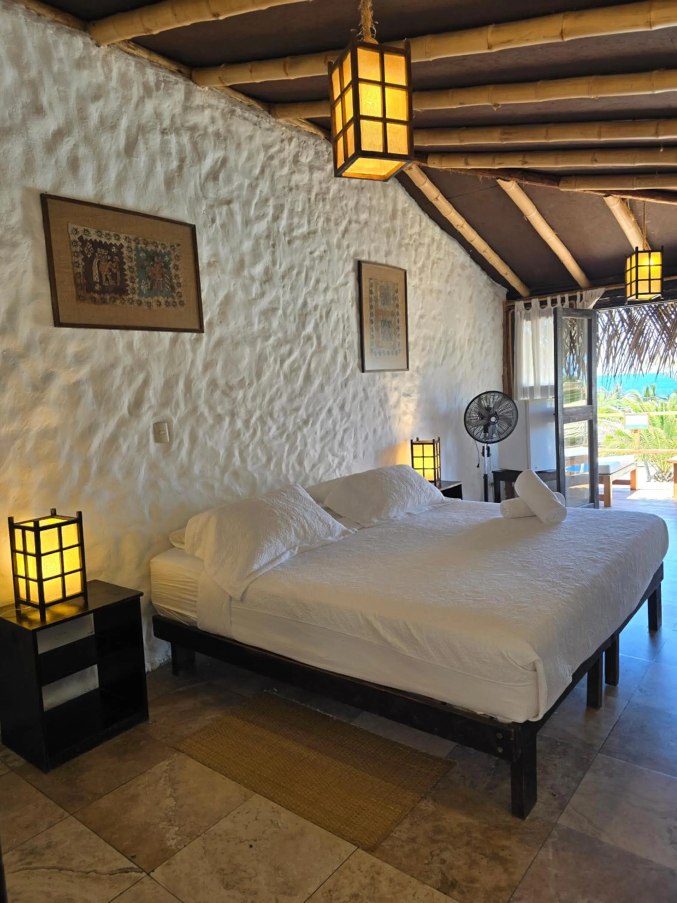 Bedroom, Bed in Las Cabañas de Antica