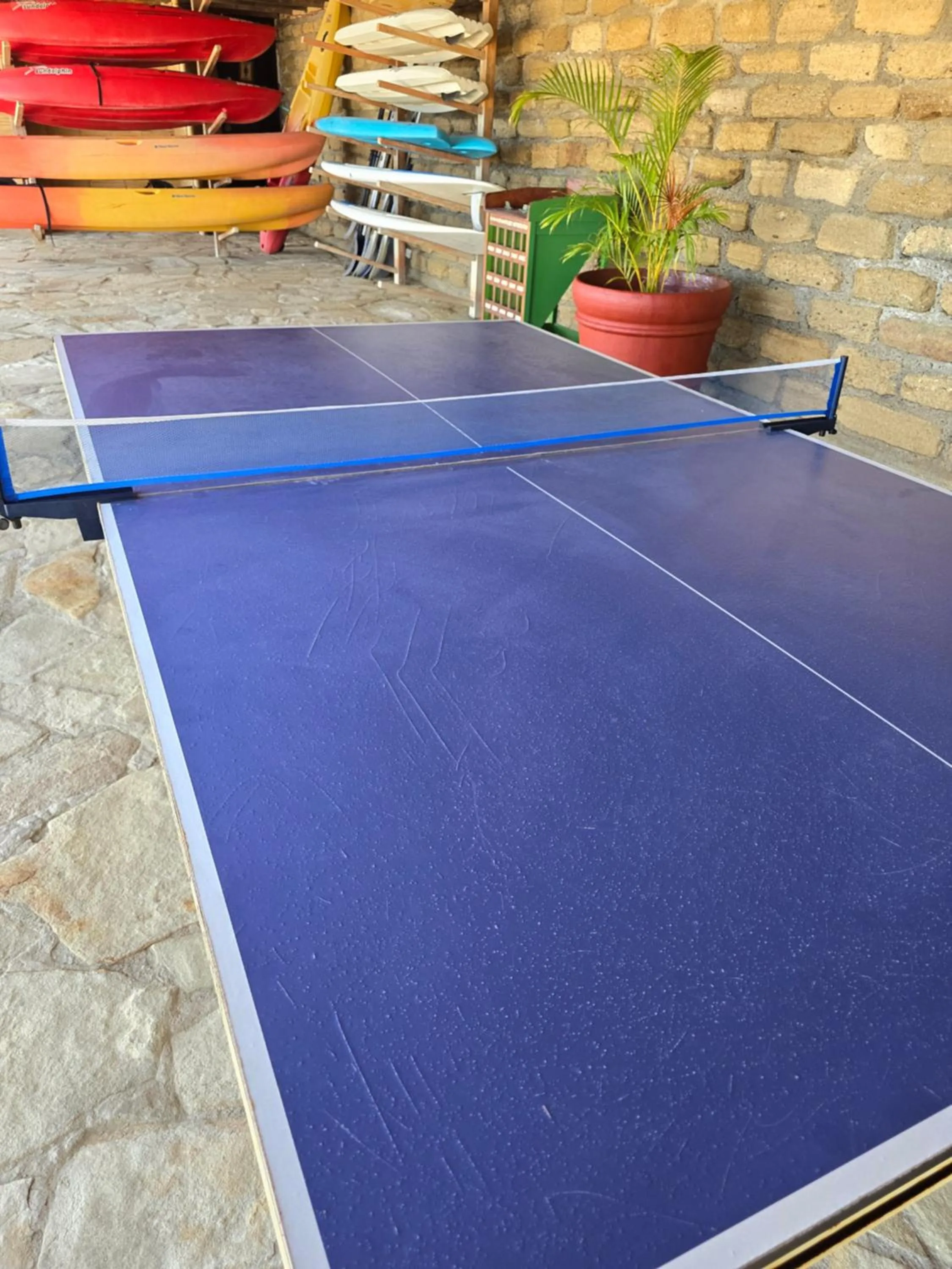 Table tennis in Las Cabañas de Antica