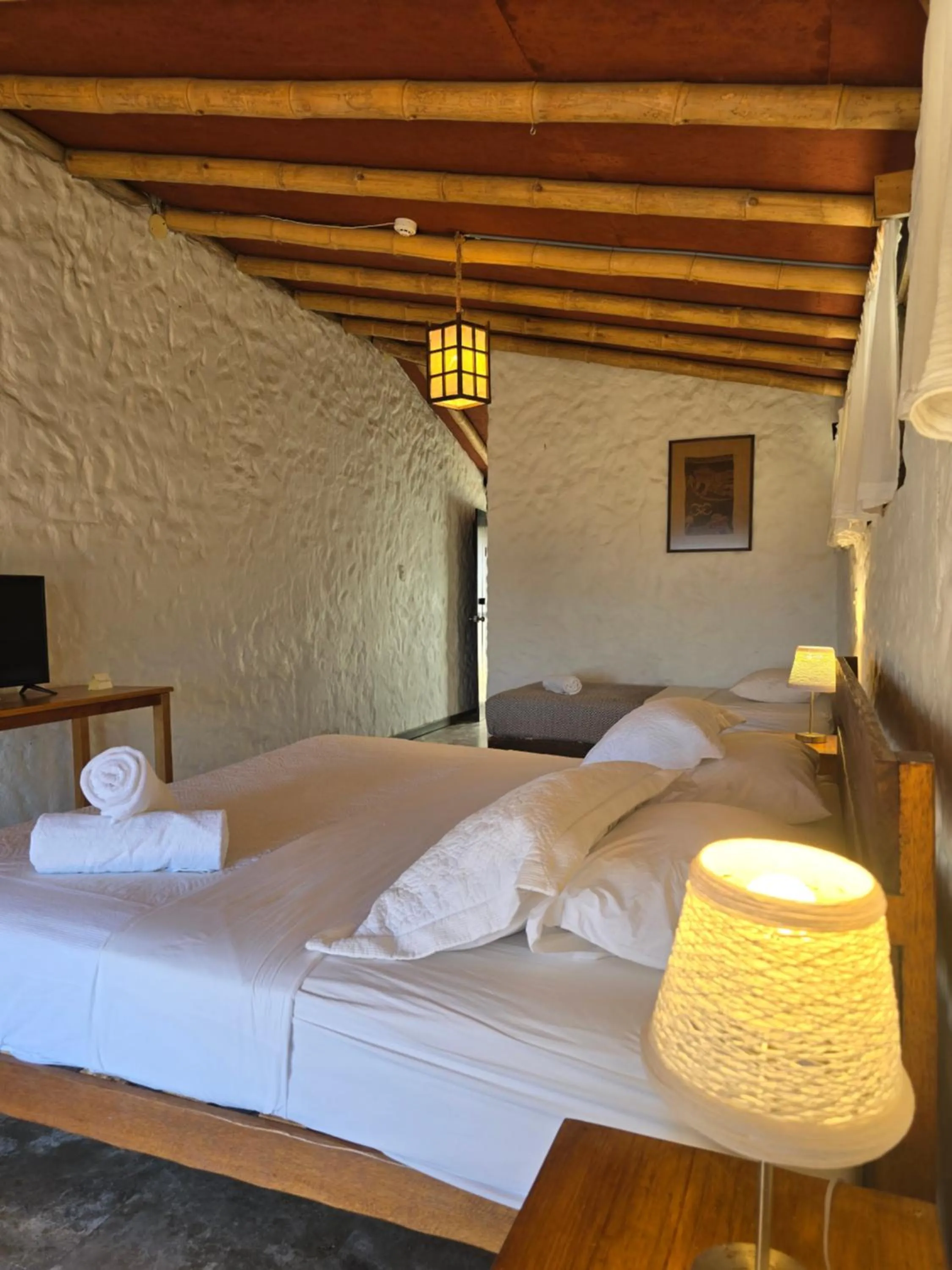 Bed in Las Cabañas de Antica