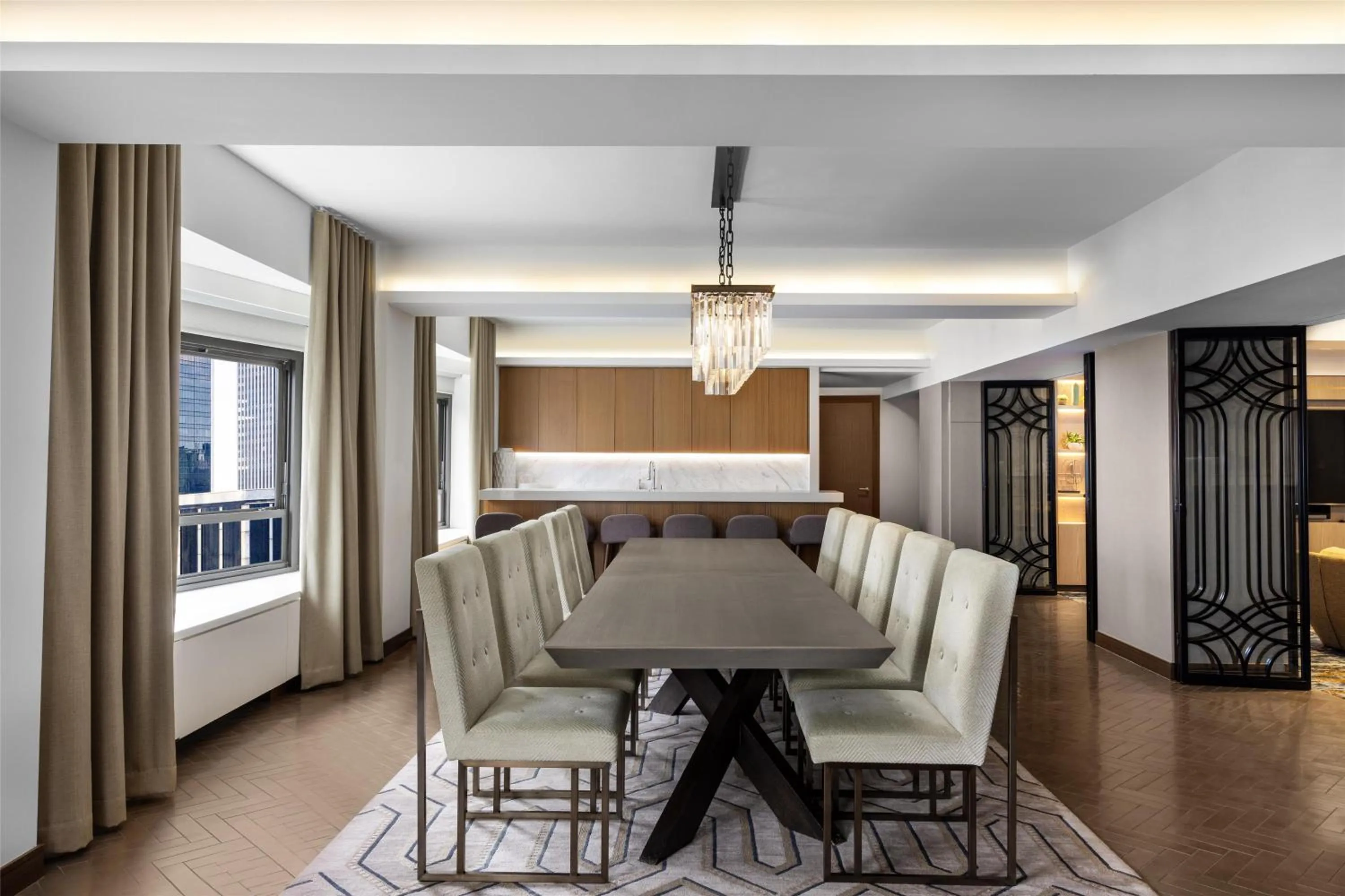 Living room in New York Hilton Midtown