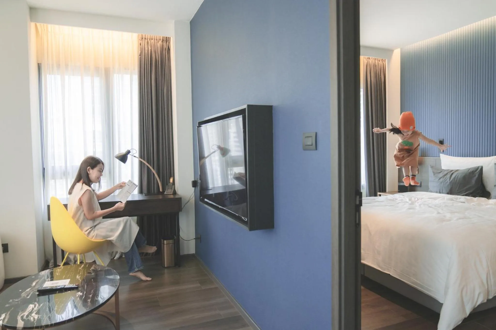 Living room, Bed in Sindhorn Midtown Hotel Bangkok, Vignette Collection by IHG