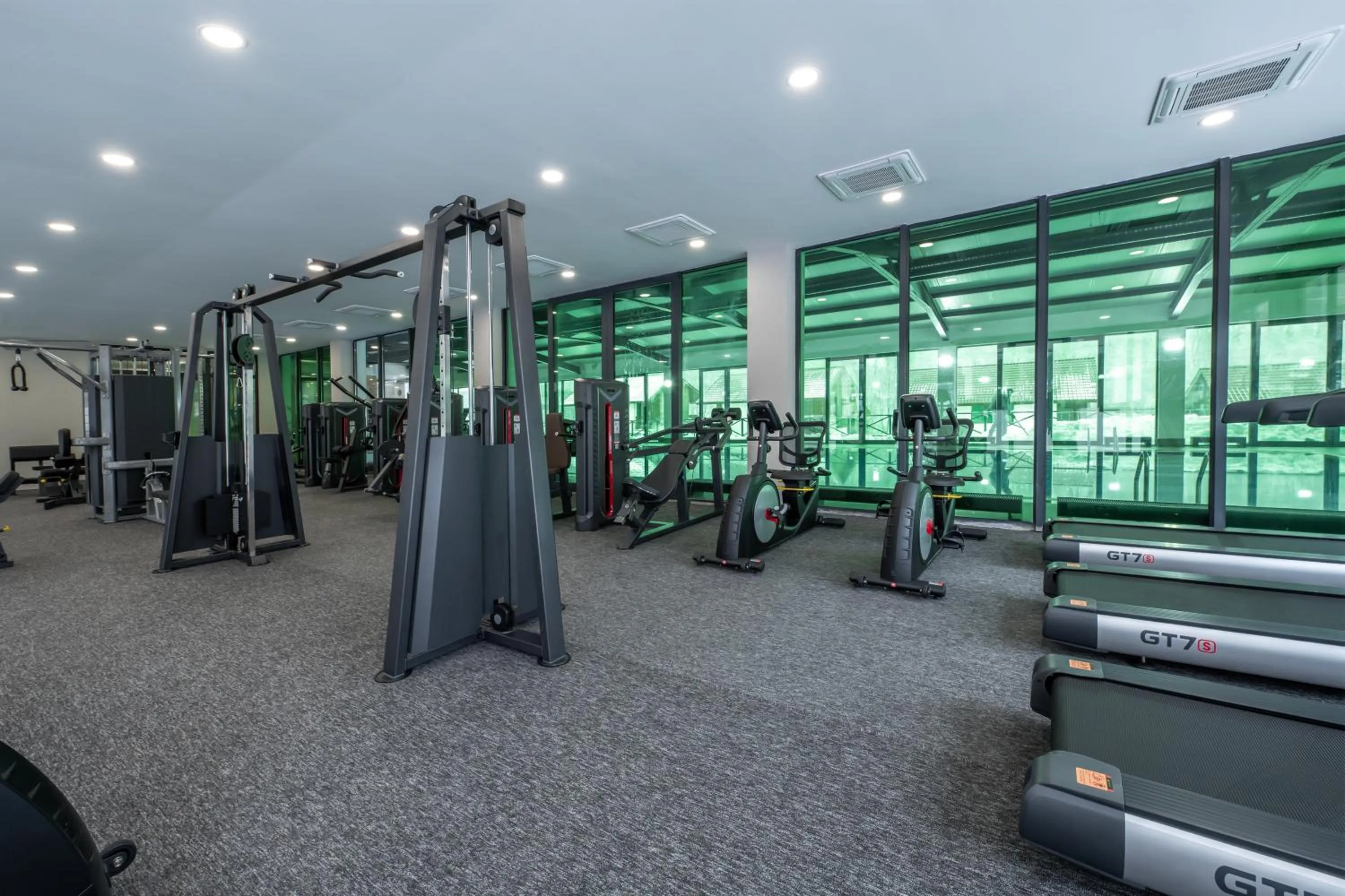 Fitness centre/facilities in Crystal Hotel & SPA