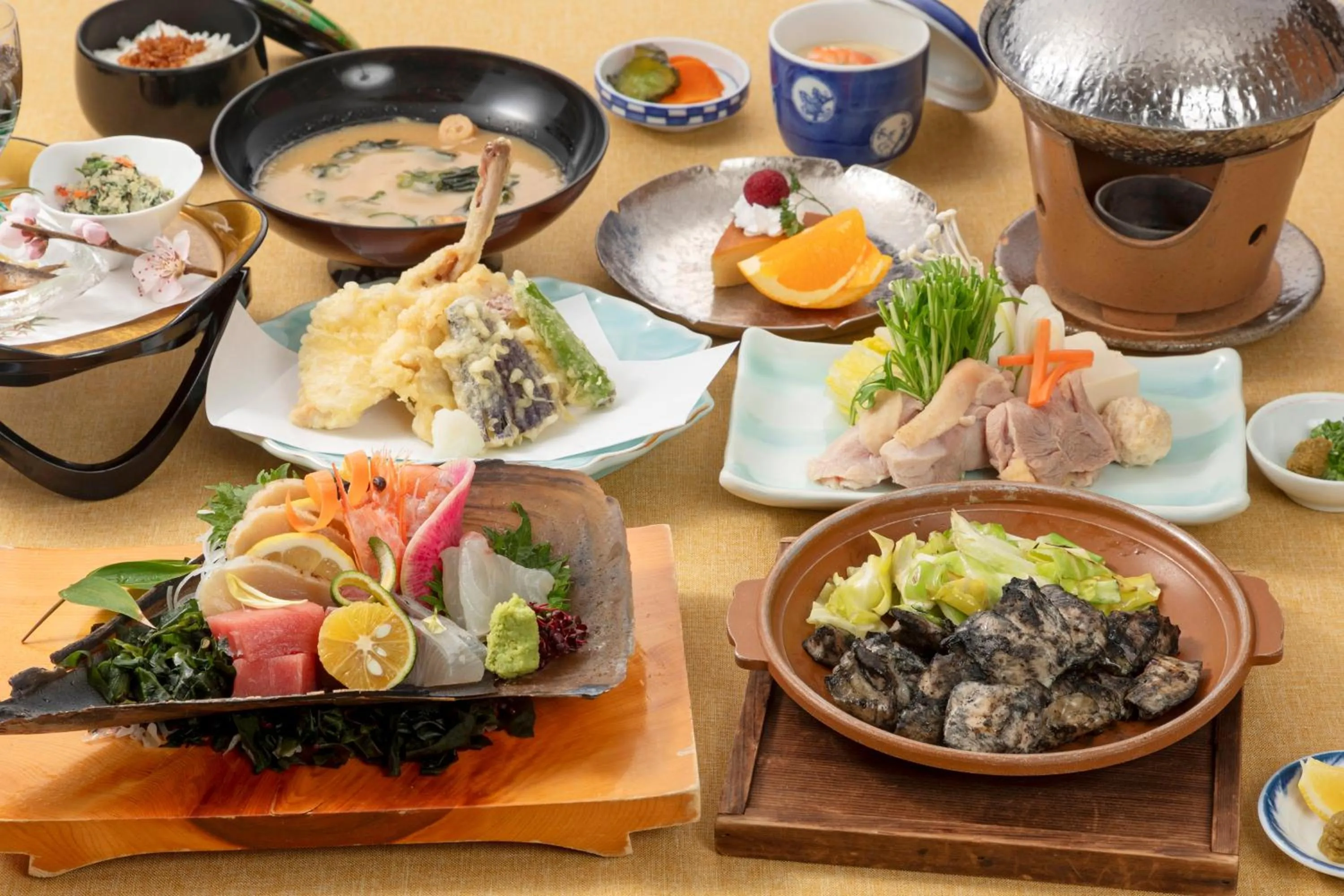 Dinner in Hotel Riviera Shishikui