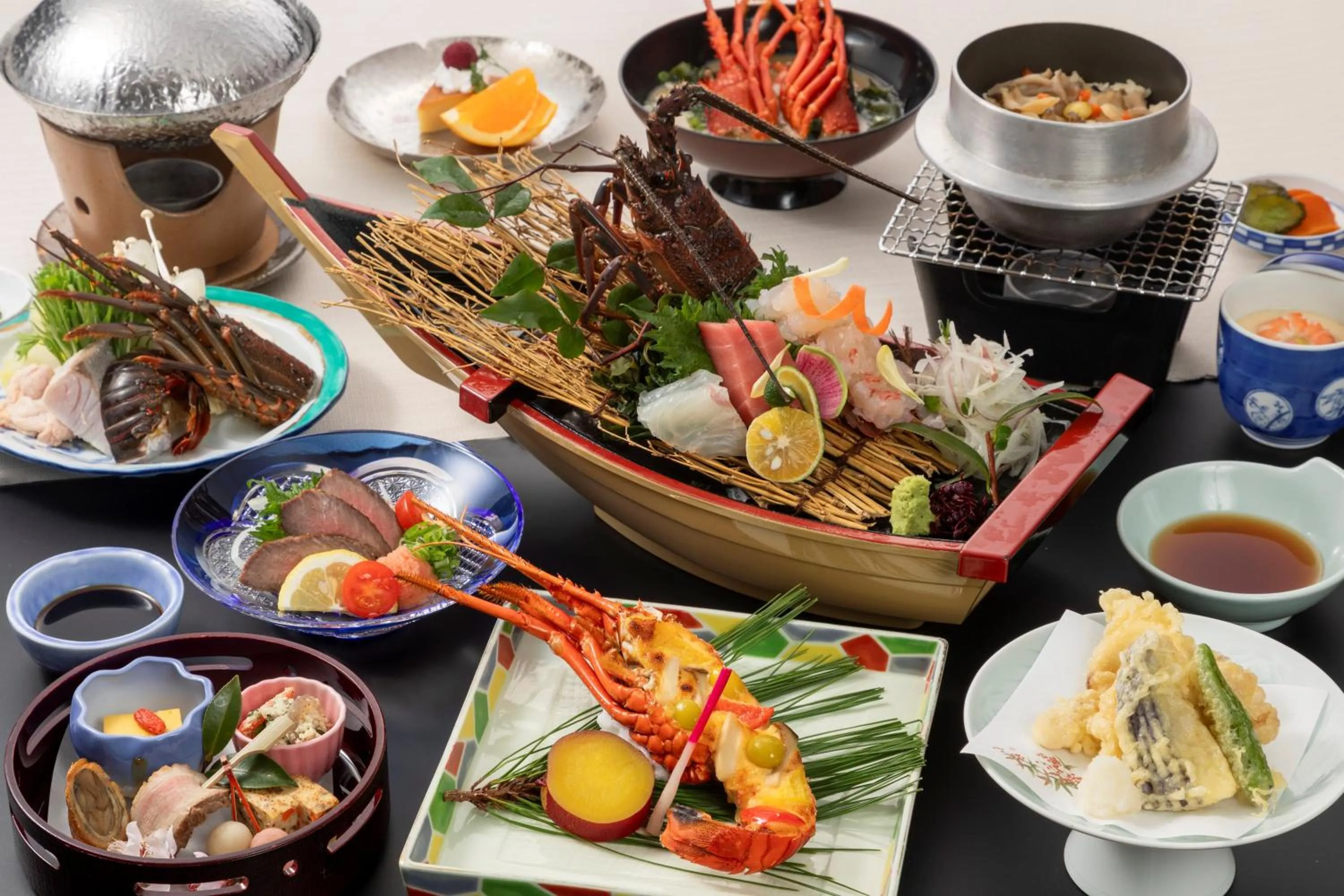 Dinner in Hotel Riviera Shishikui