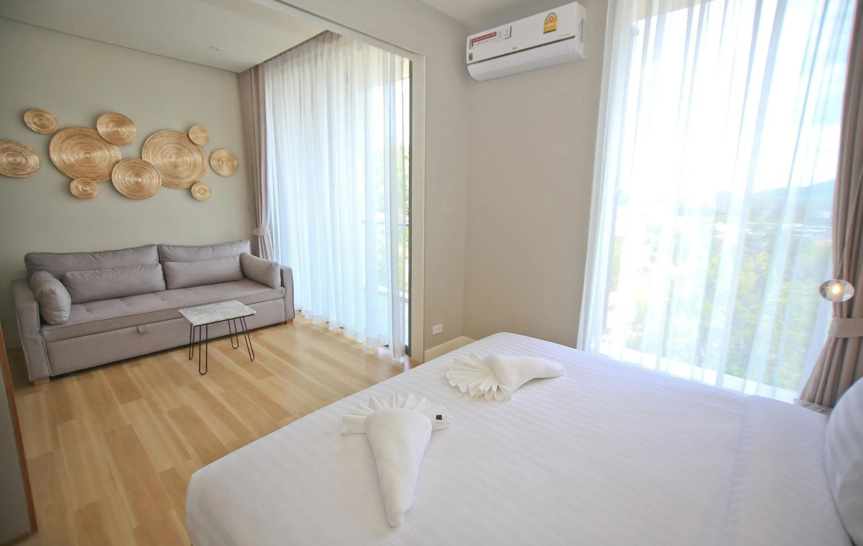 Living room, Bed in Rocco Aonang Krabi