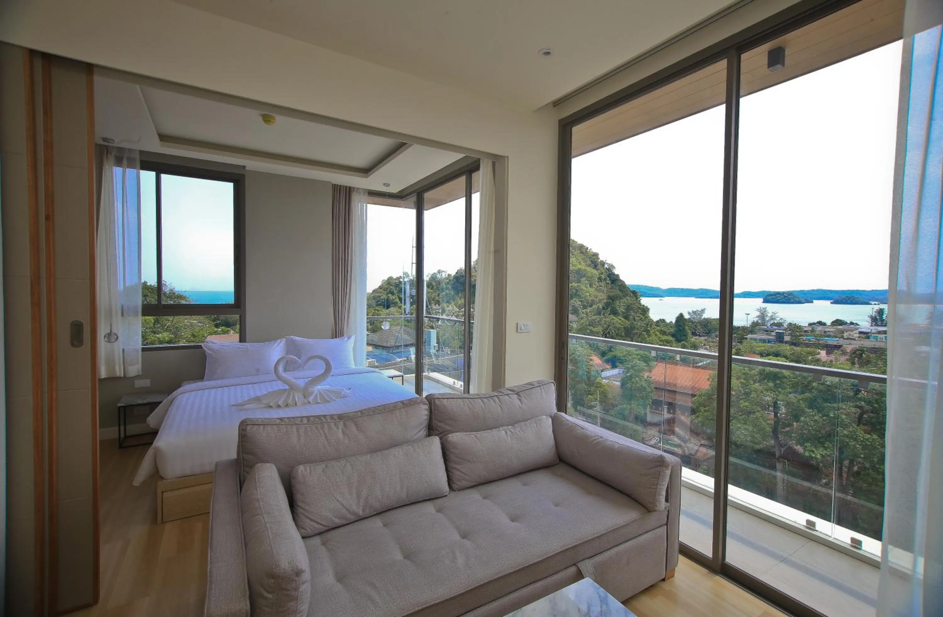 Photo of the whole room, Bed in Rocco Aonang Krabi