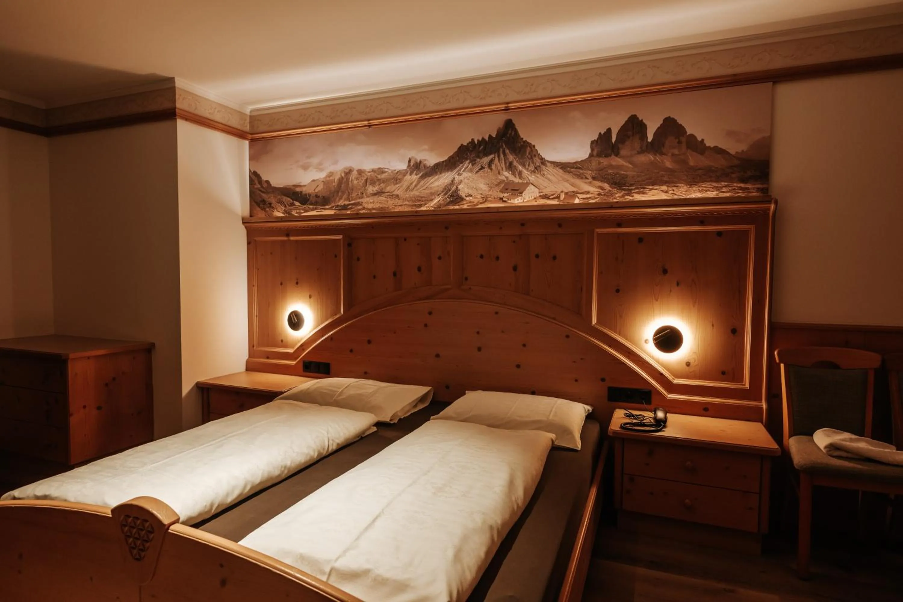 Bed in Hotel Tannenhof