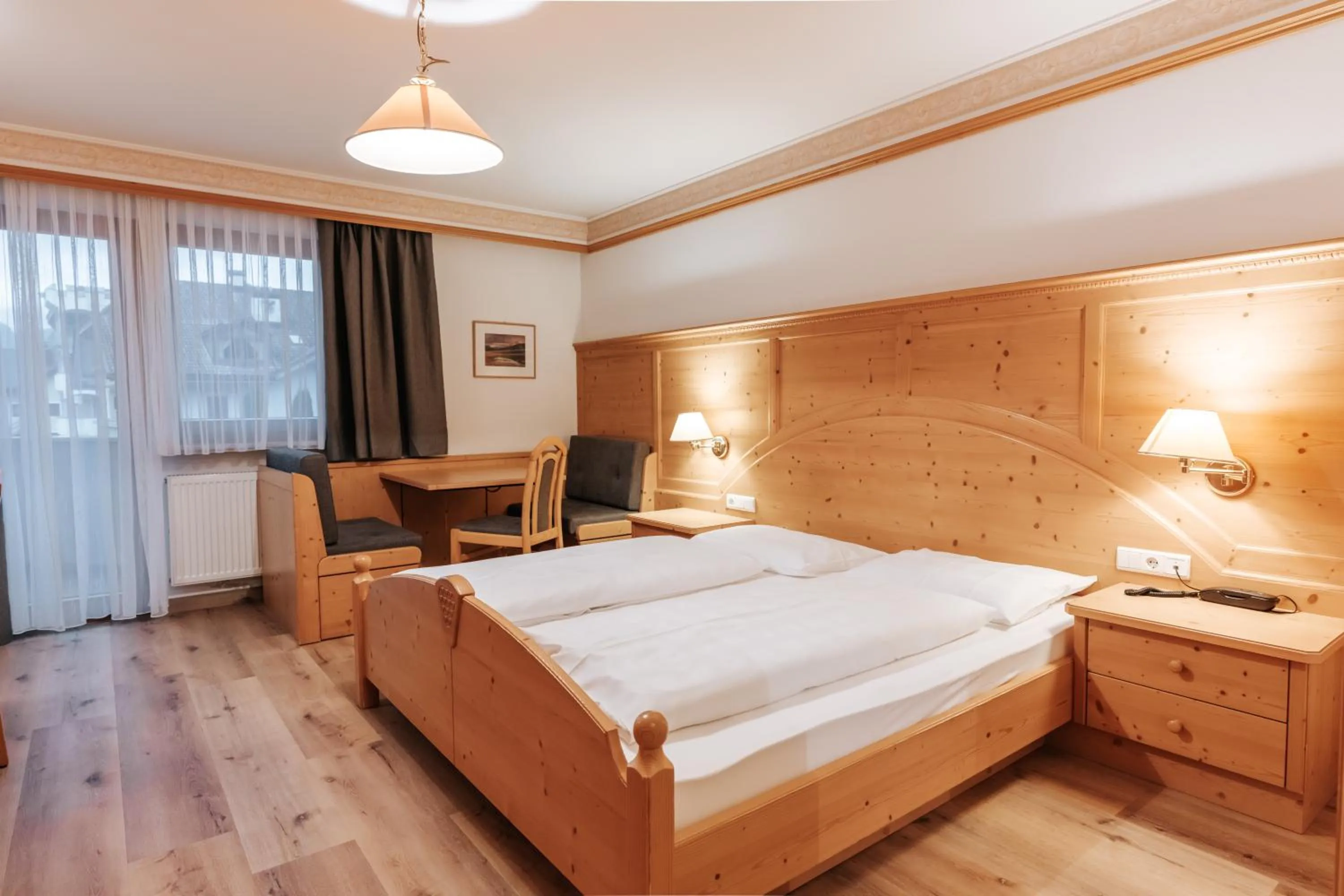 Bed in Hotel Tannenhof