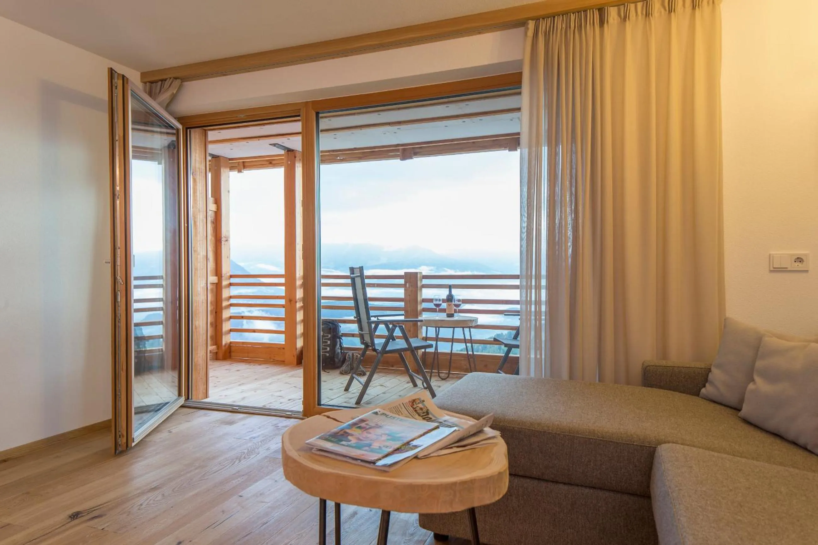 Mountain view in Berggasthof Häusler