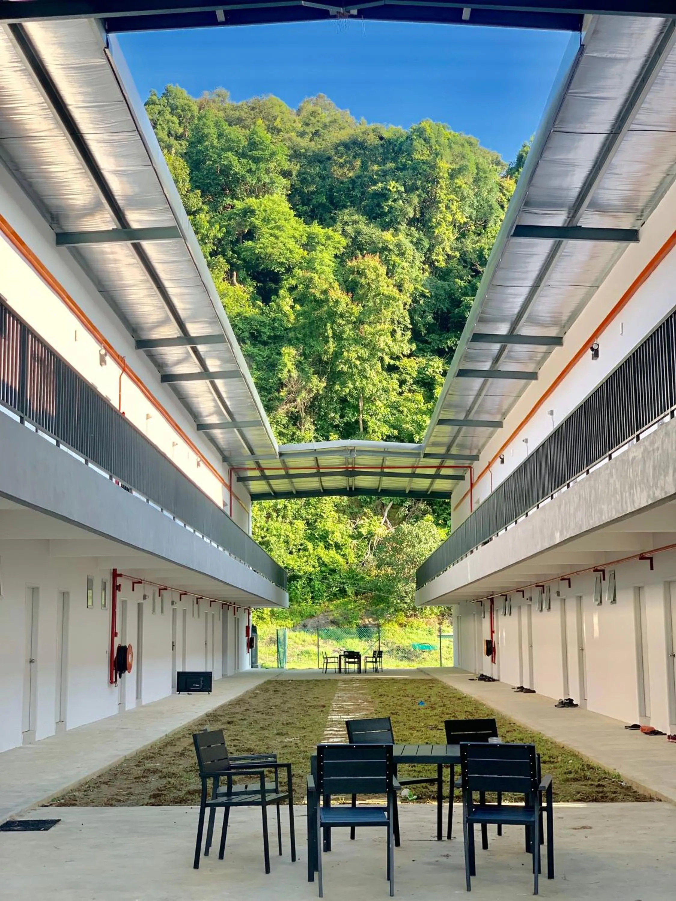 Facade/entrance in The Sassy House