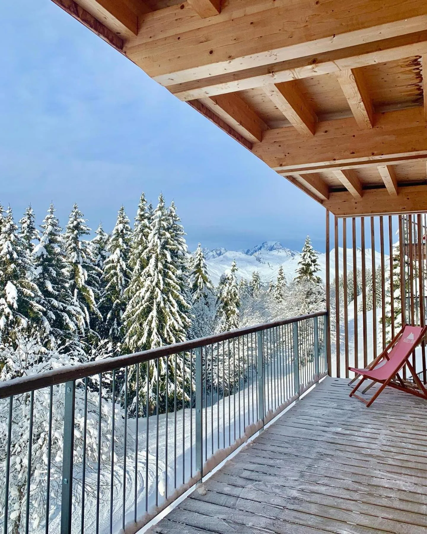 Natural landscape in L'Aiguille Grive Chalets Hotel