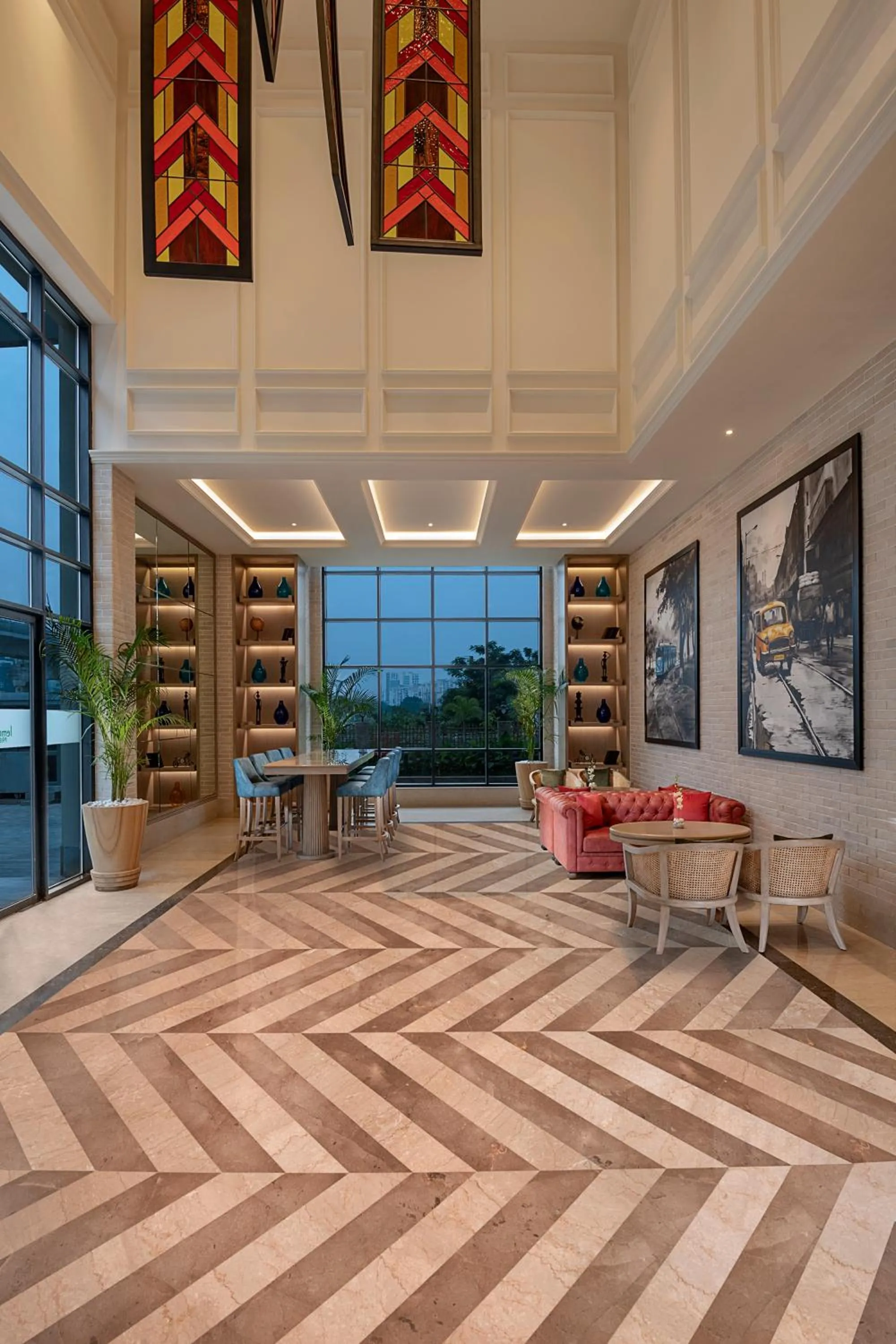 Lobby or reception in Lemon Tree Premier, New Town, Kolkata