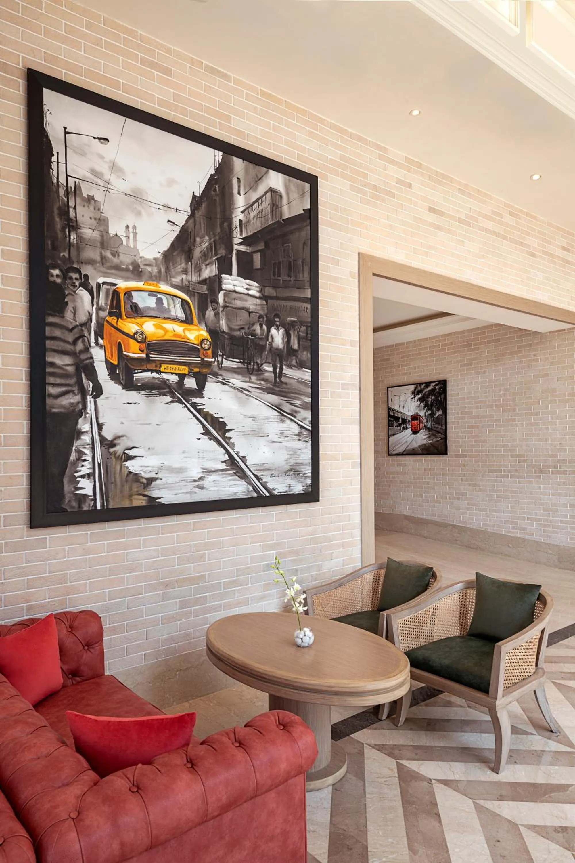 Lobby or reception in Lemon Tree Premier, New Town, Kolkata