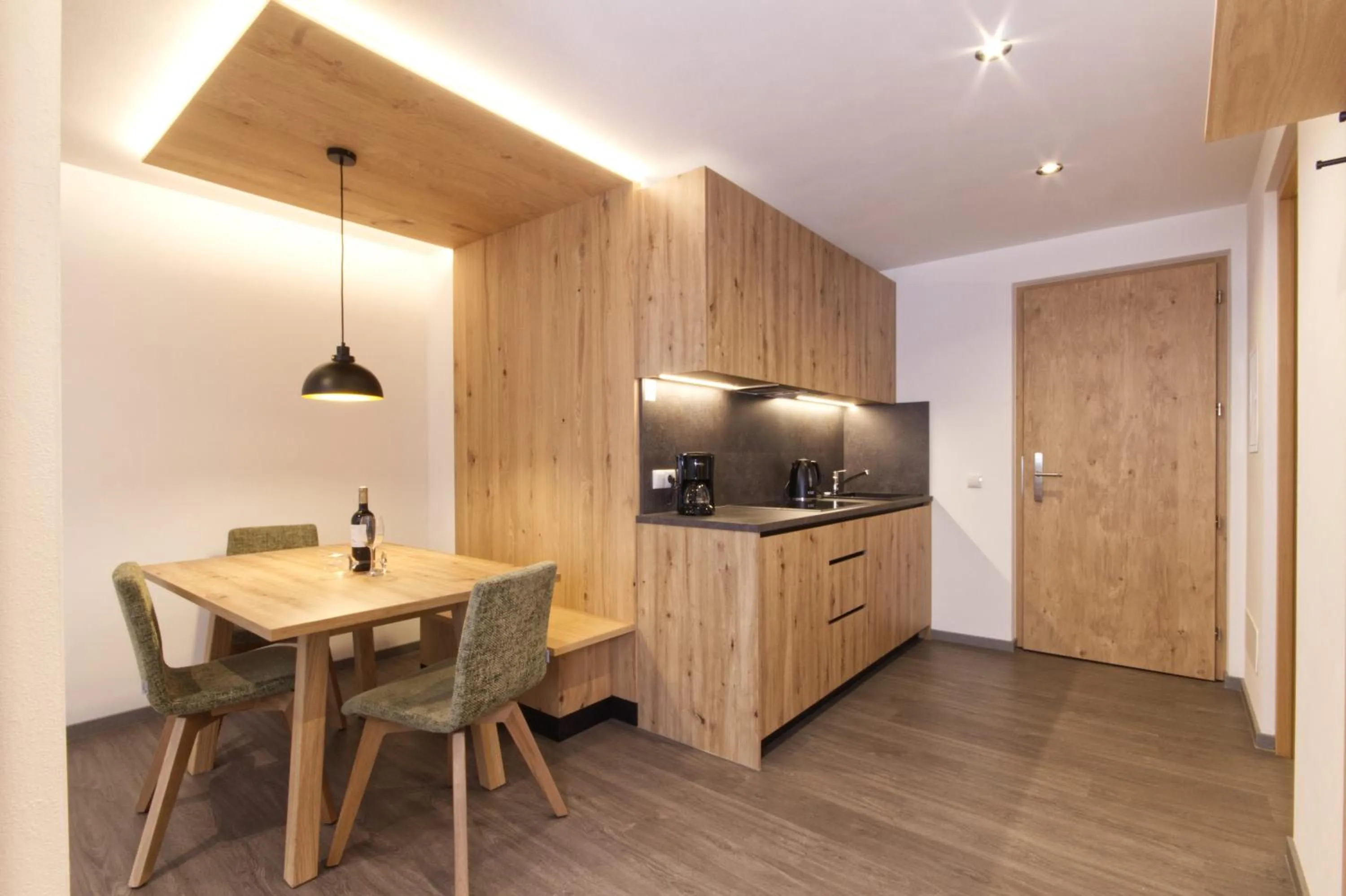 Kitchen or kitchenette in Pension & Residence Astoria