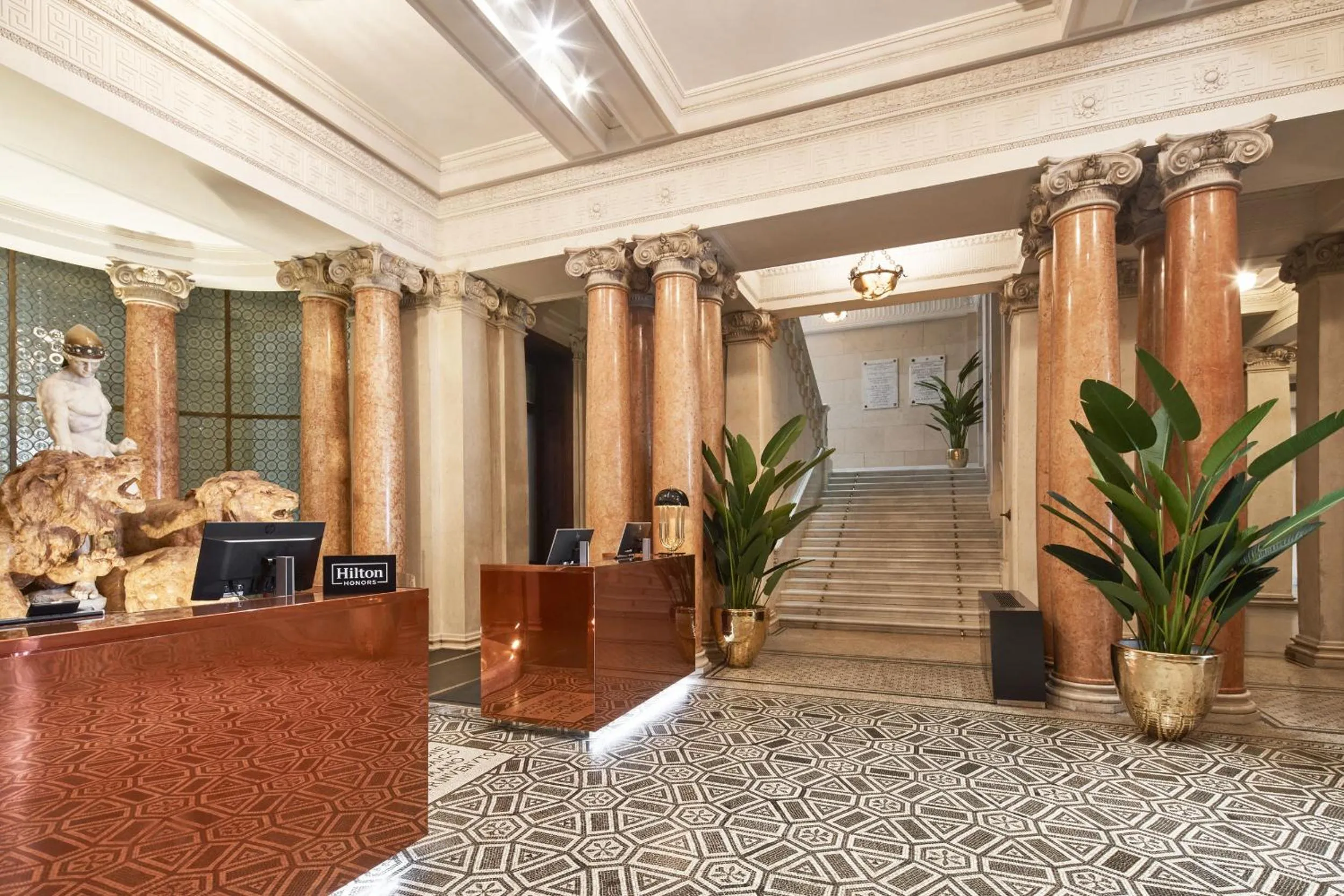 Lobby or reception in DoubleTree By Hilton Trieste