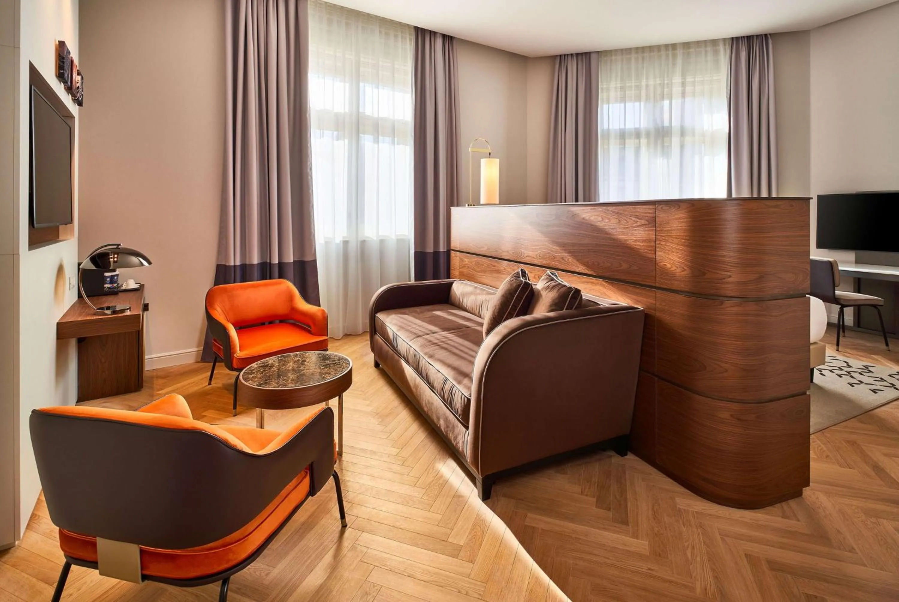 Living room in DoubleTree By Hilton Trieste