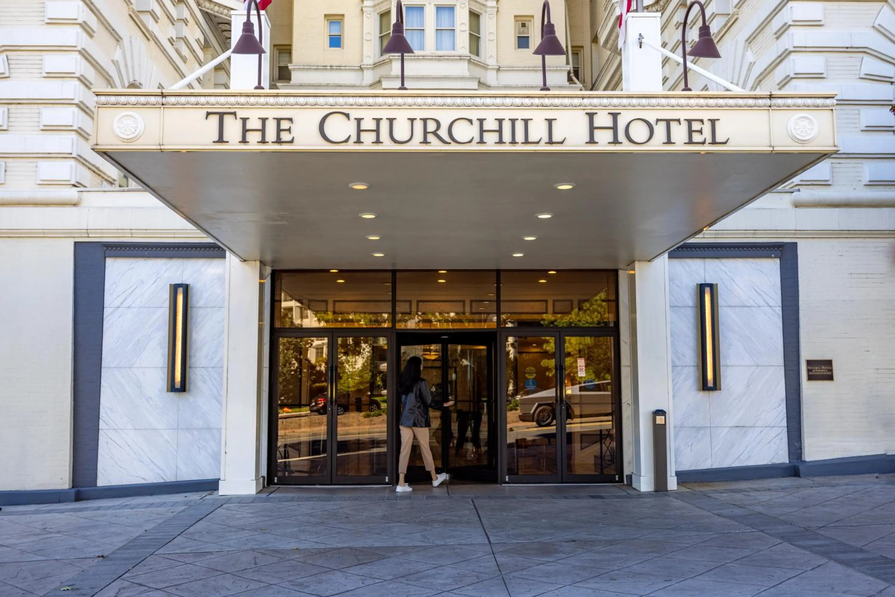 Property building in The Churchill Hotel Near Embassy Row