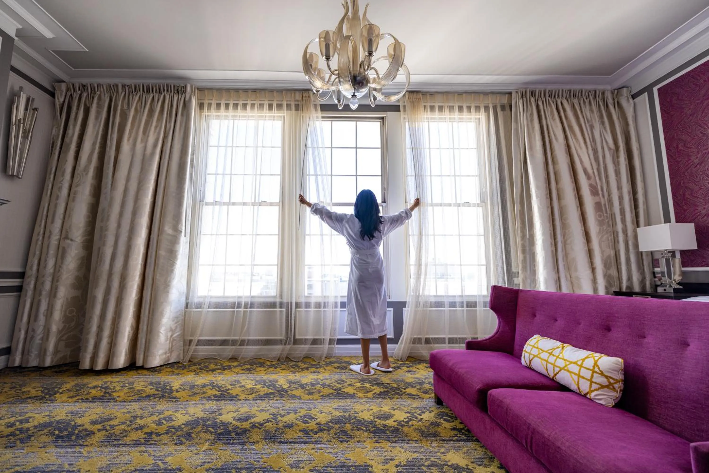 Bedroom in The Churchill Hotel Near Embassy Row