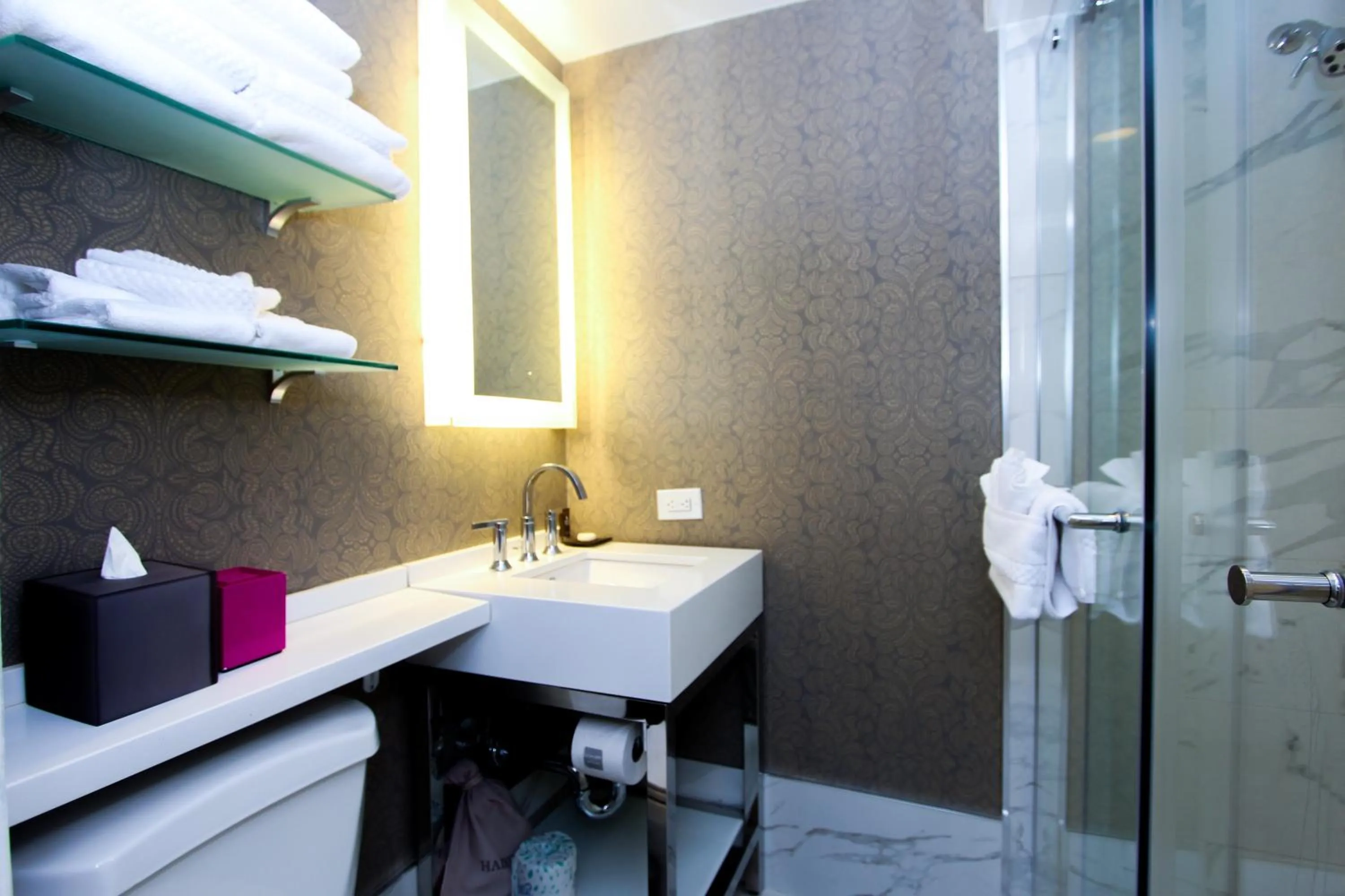 Shower in The Churchill Hotel Near Embassy Row