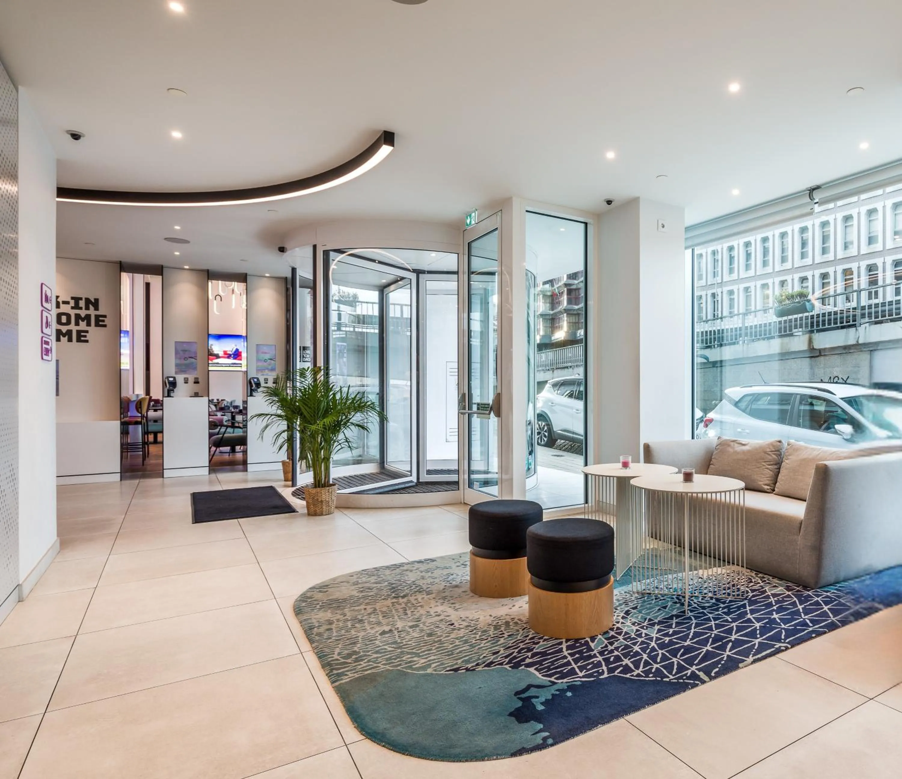 Lobby or reception in YOTEL Porto