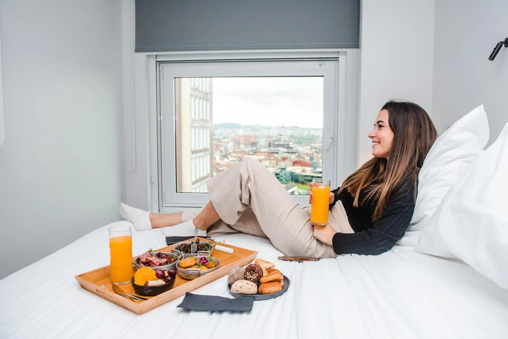 Bedroom, Bed in YOTEL Porto