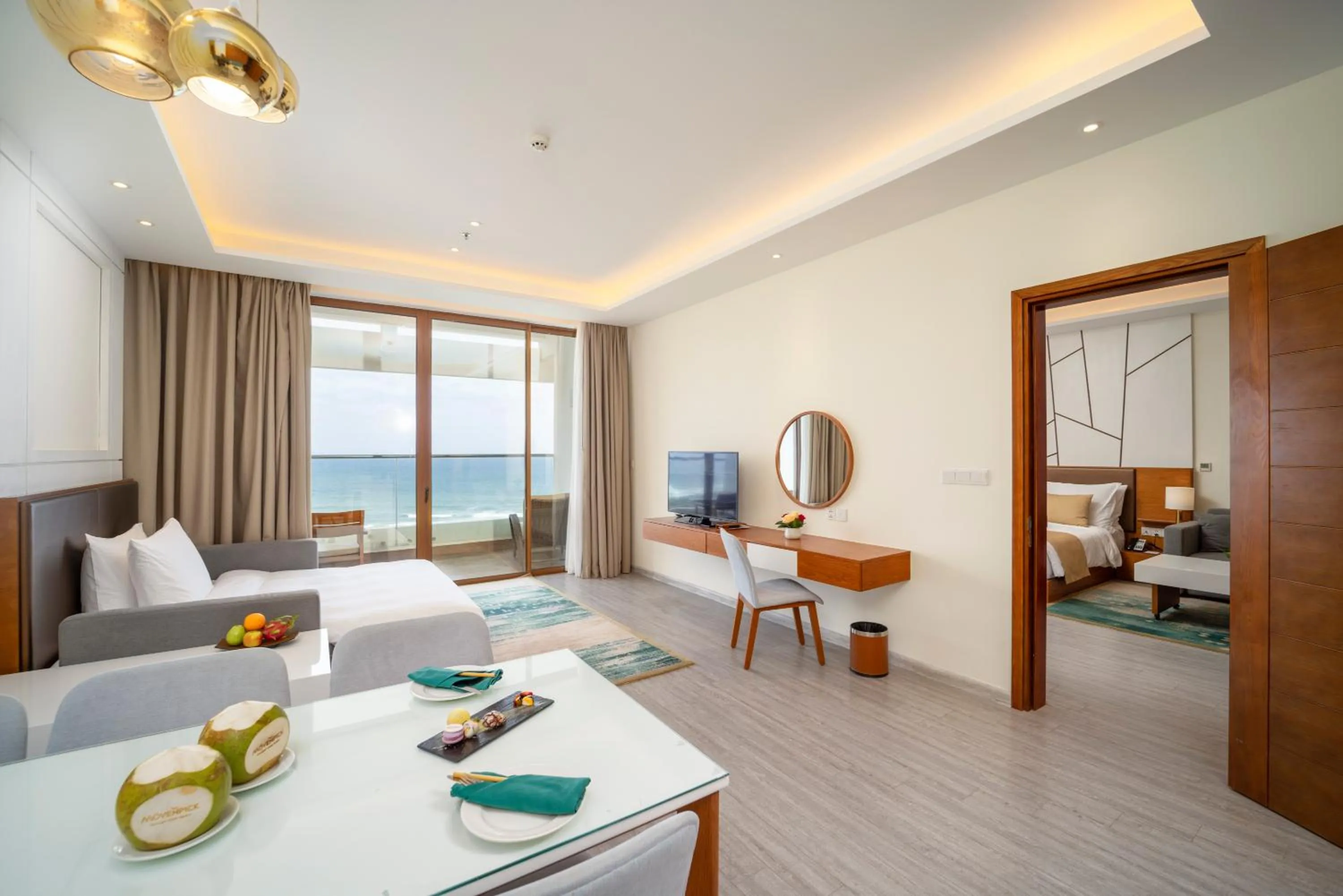 View (from property/room), Bed in Mövenpick Resort Cam Ranh