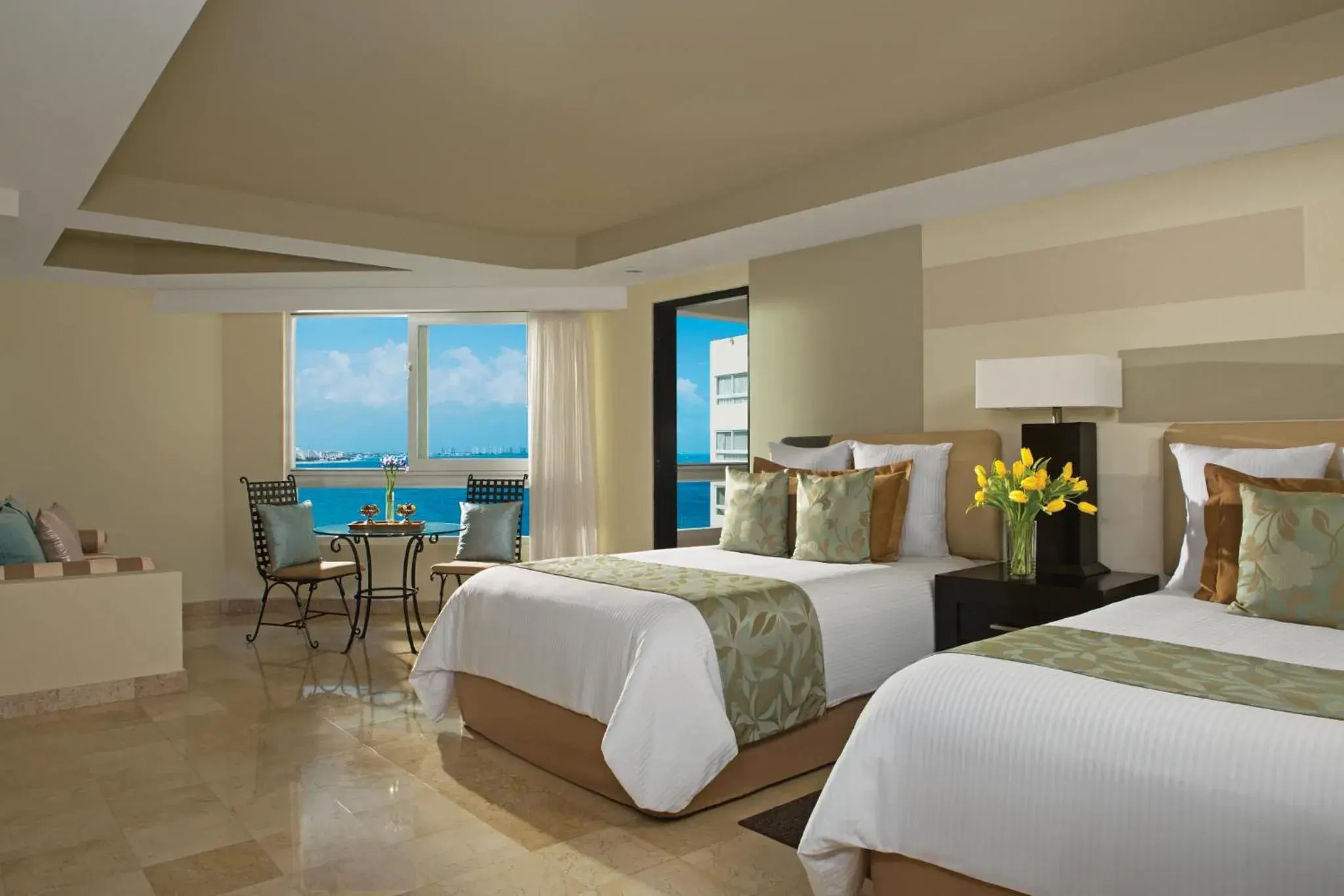 Double Room with Partial Ocean View in Dreams Sands Cancun Resort & Spa Double Room with Partial Ocean View in Dreams Sands Cancun Resort & Spa