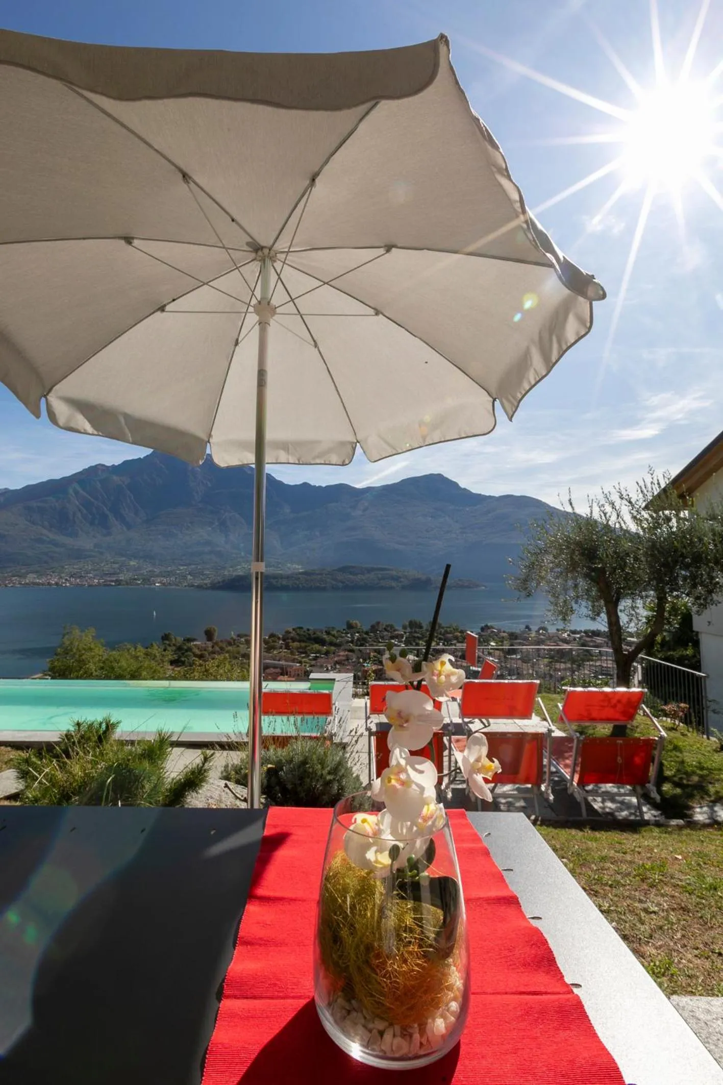 Patio in La Collinetta Apartments