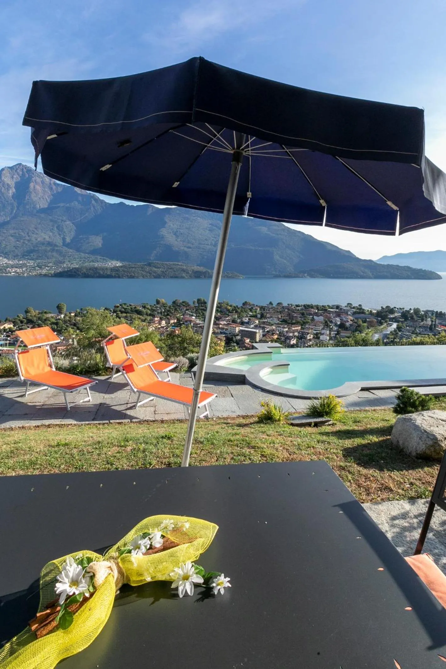 Patio in La Collinetta Apartments