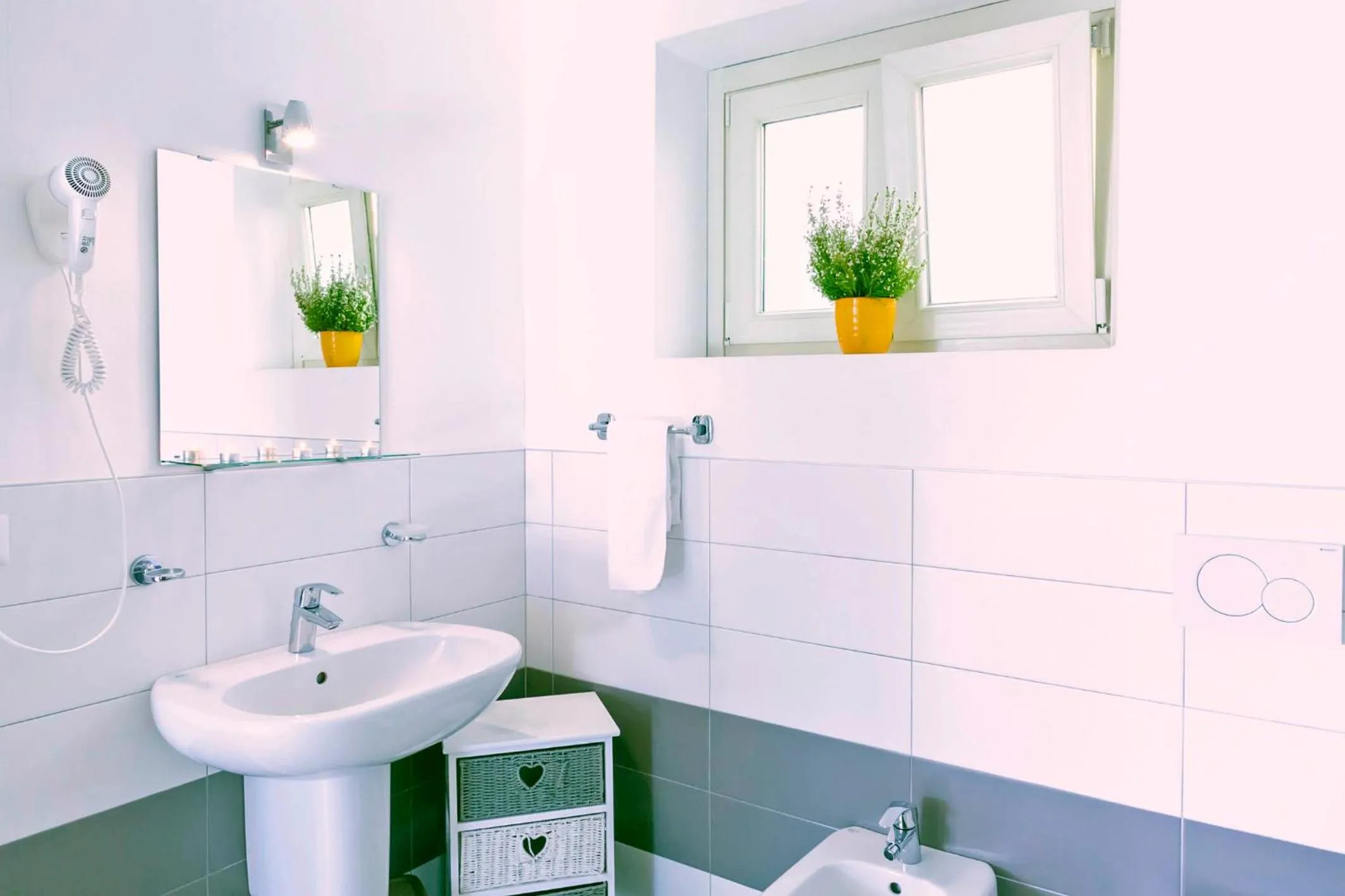 Bathroom in La Collinetta Apartments