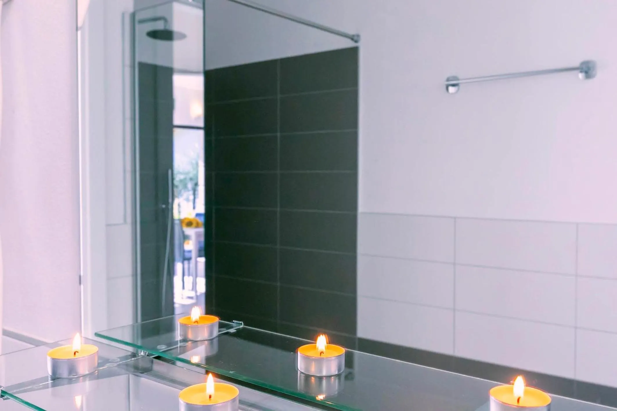 Bathroom in La Collinetta Apartments