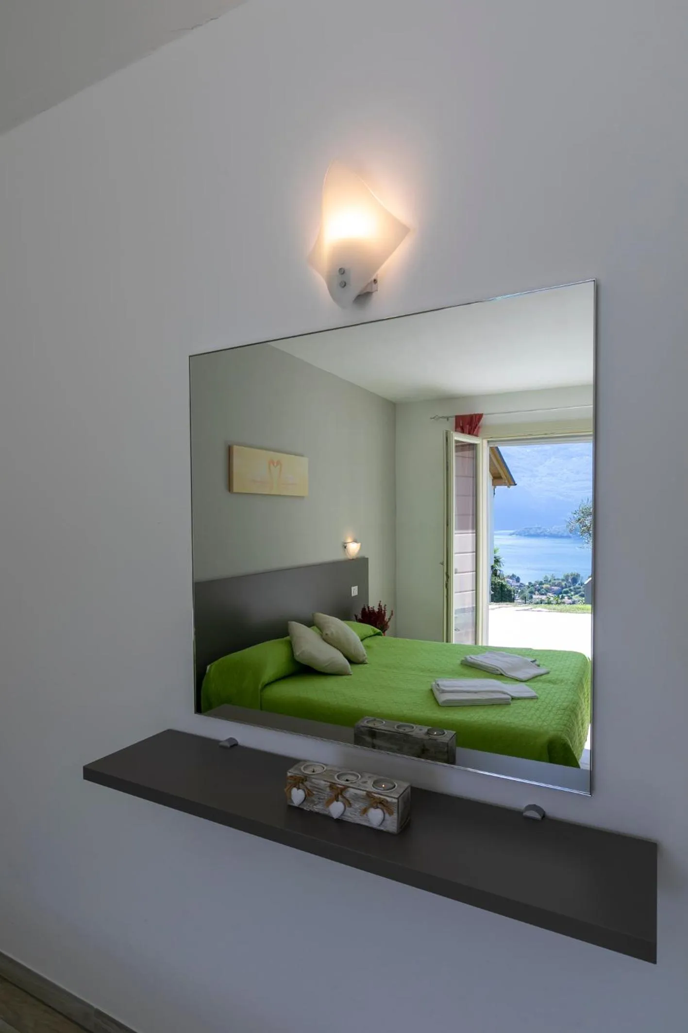 Bedroom in La Collinetta Apartments