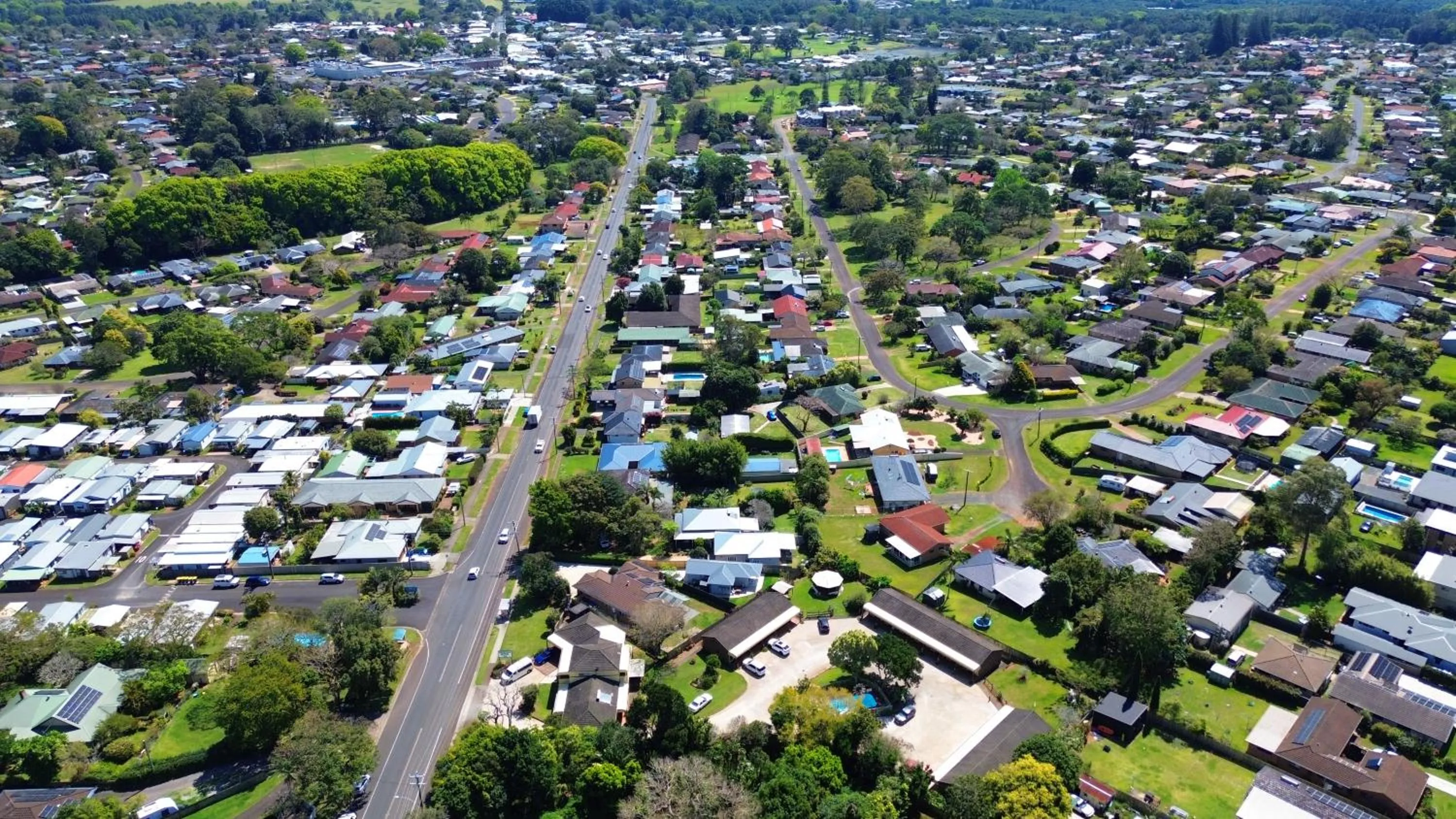 Bird's eye view in Alstonville Settlers Motel
