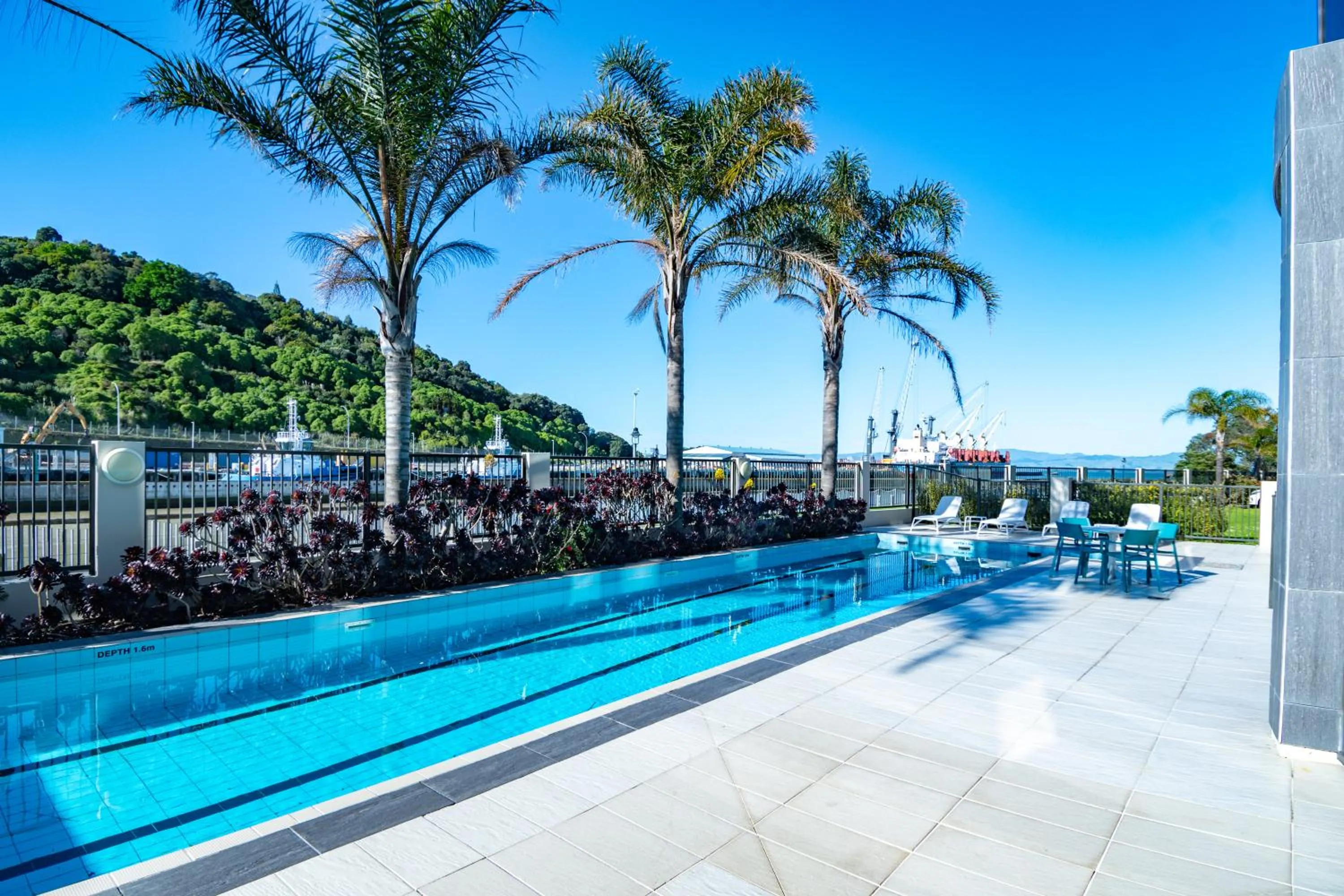 Swimming pool in Portside Hotel Gisborne