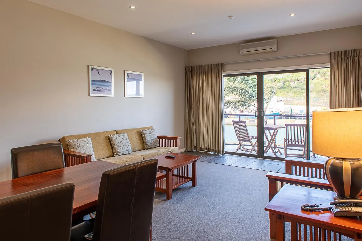 Living room in Portside Hotel Gisborne