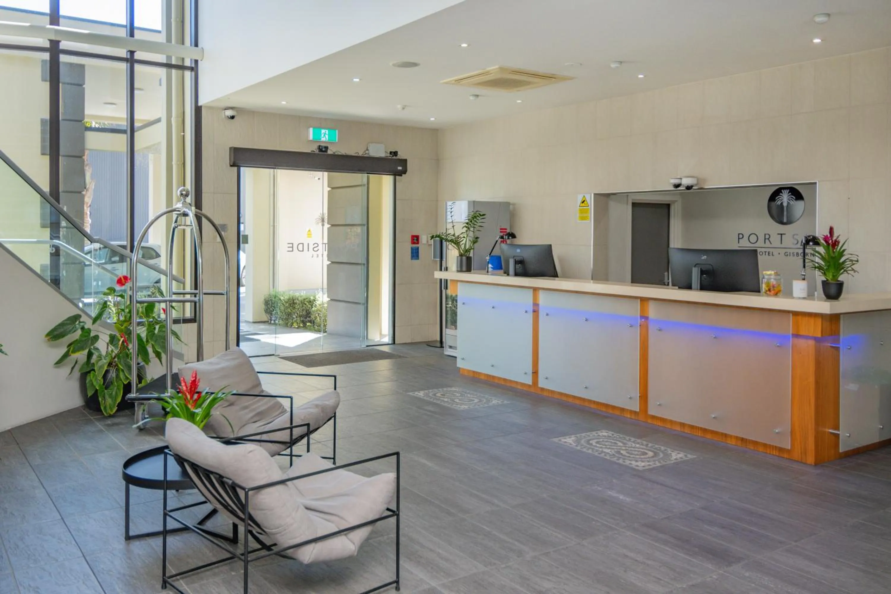 Lobby or reception in Portside Hotel Gisborne
