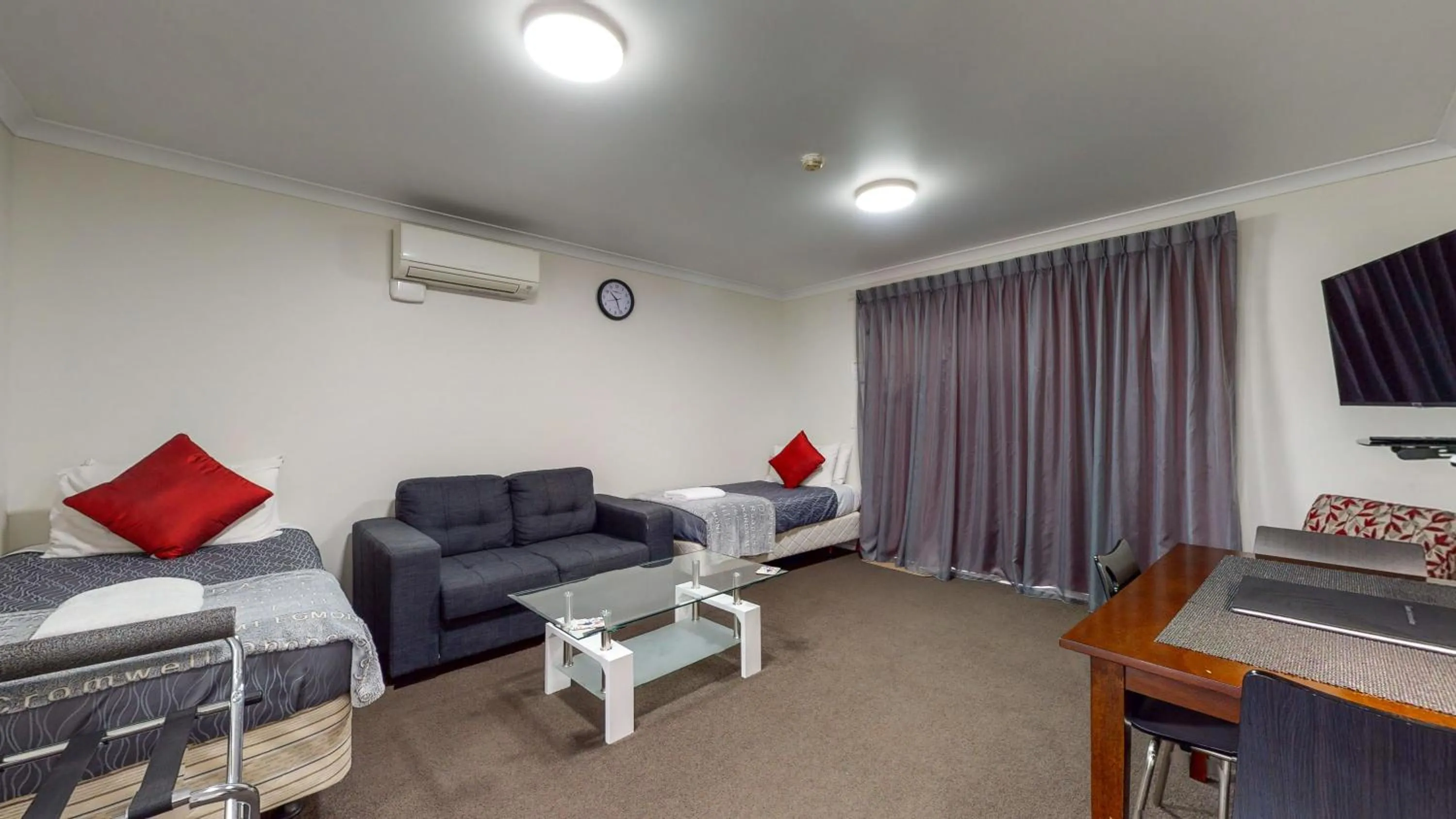 Living room in Matariki Motor Lodge