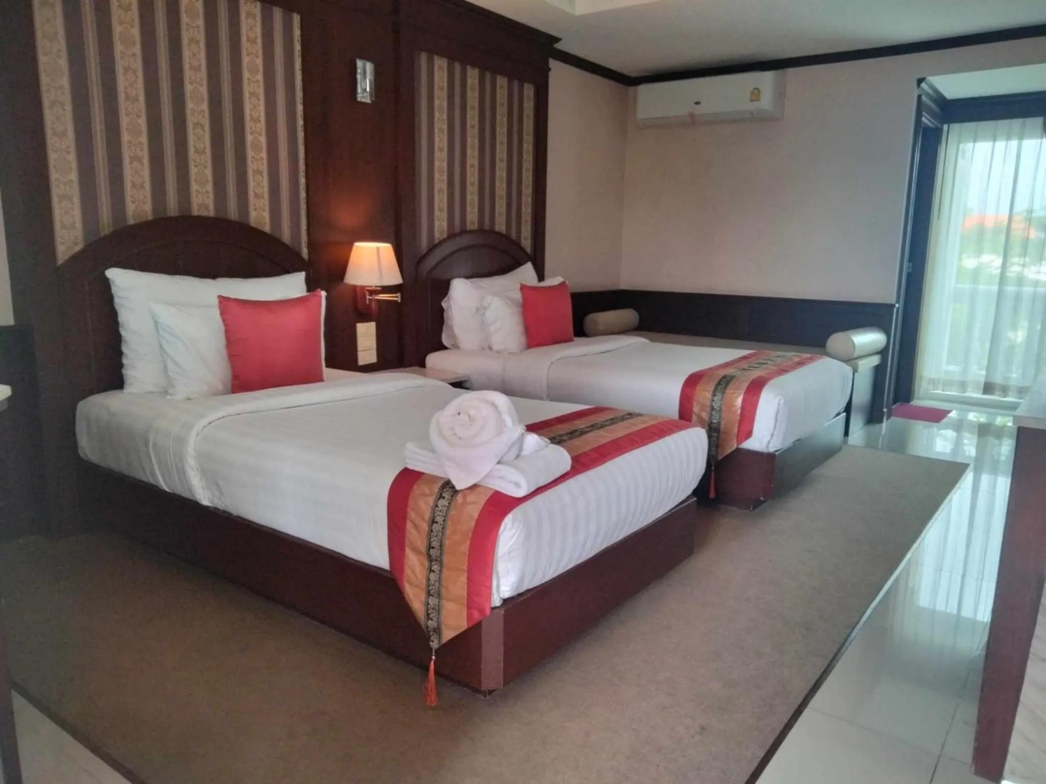 Bed in The Lion King Hotel Udonthani