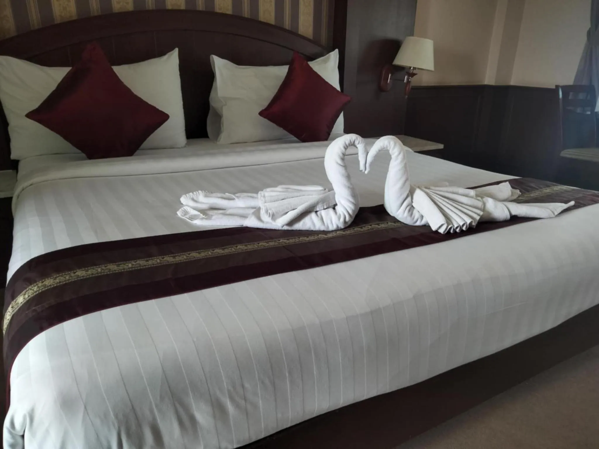 Bed in The Lion King Hotel Udonthani