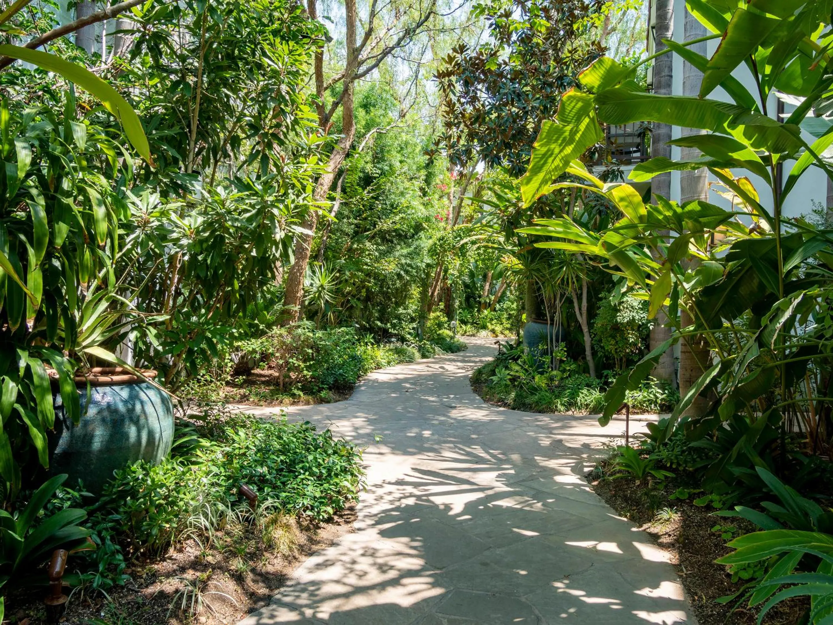 Garden in Sunset Marquis Hotel