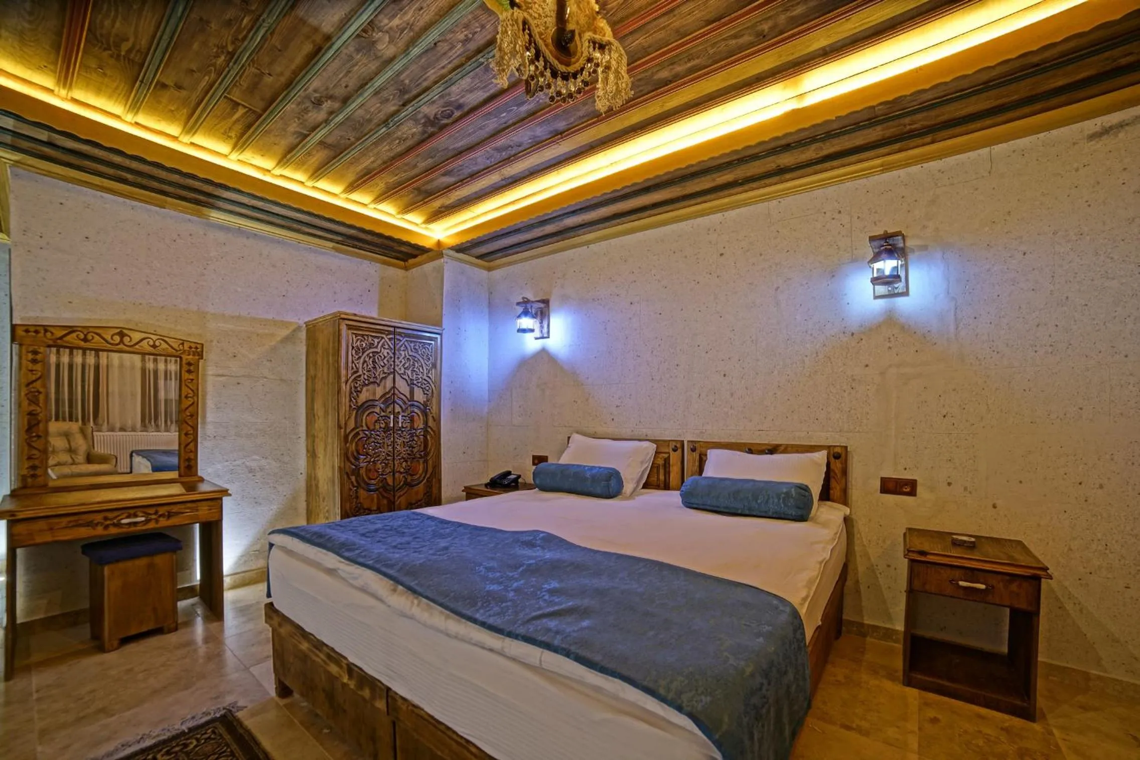 Bed in Termessos Hotel