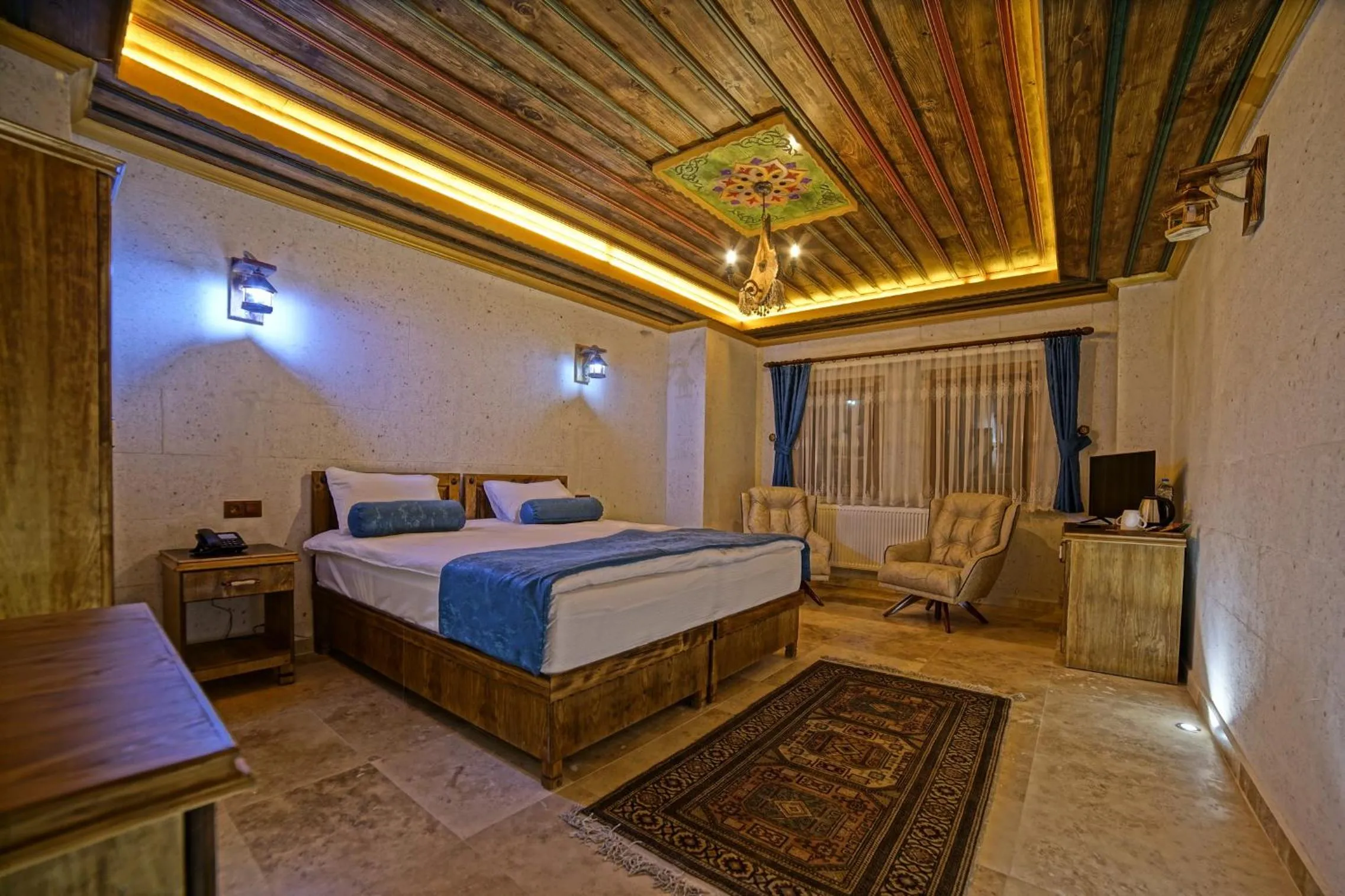 Bed in Termessos Hotel