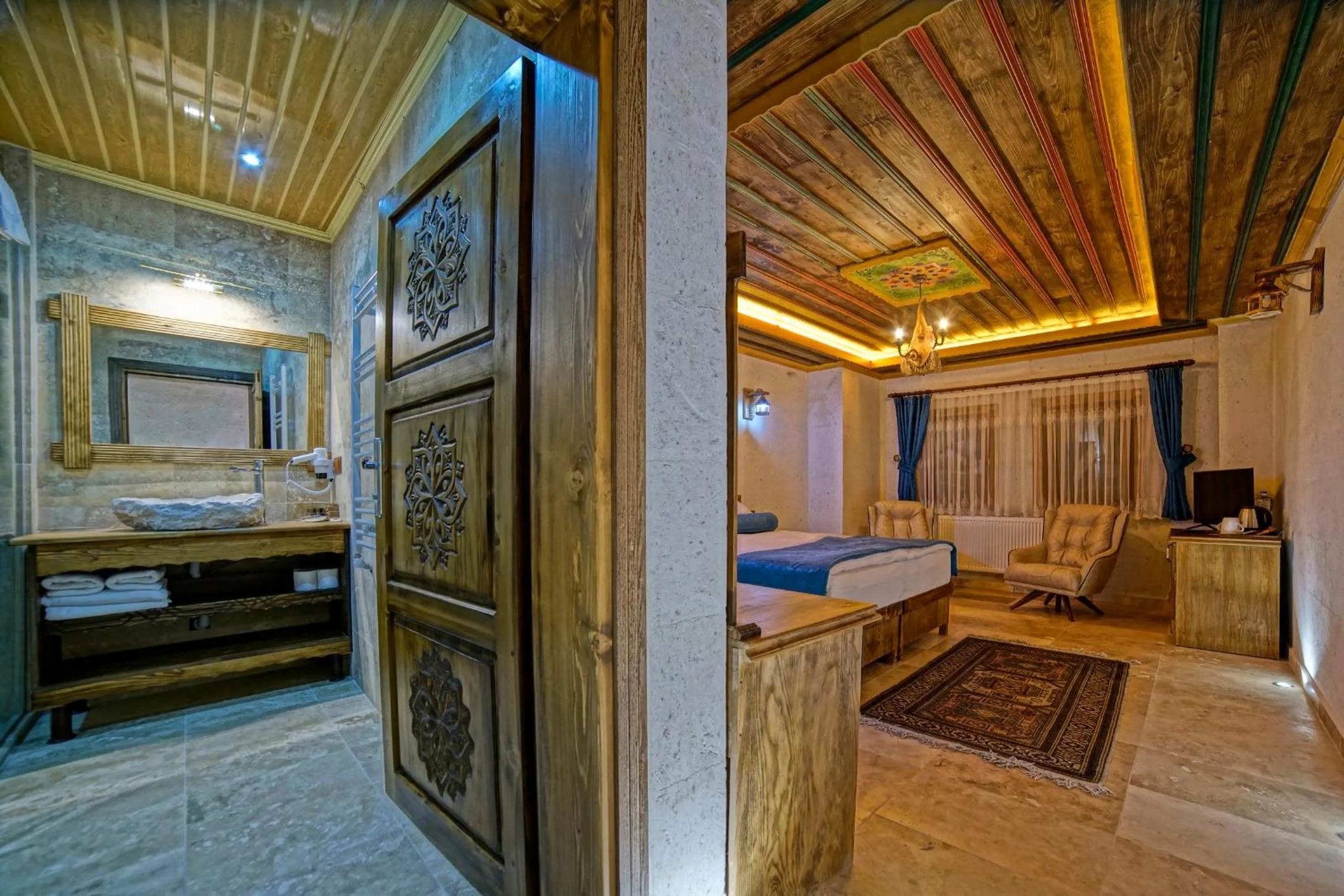 Bed in Termessos Hotel