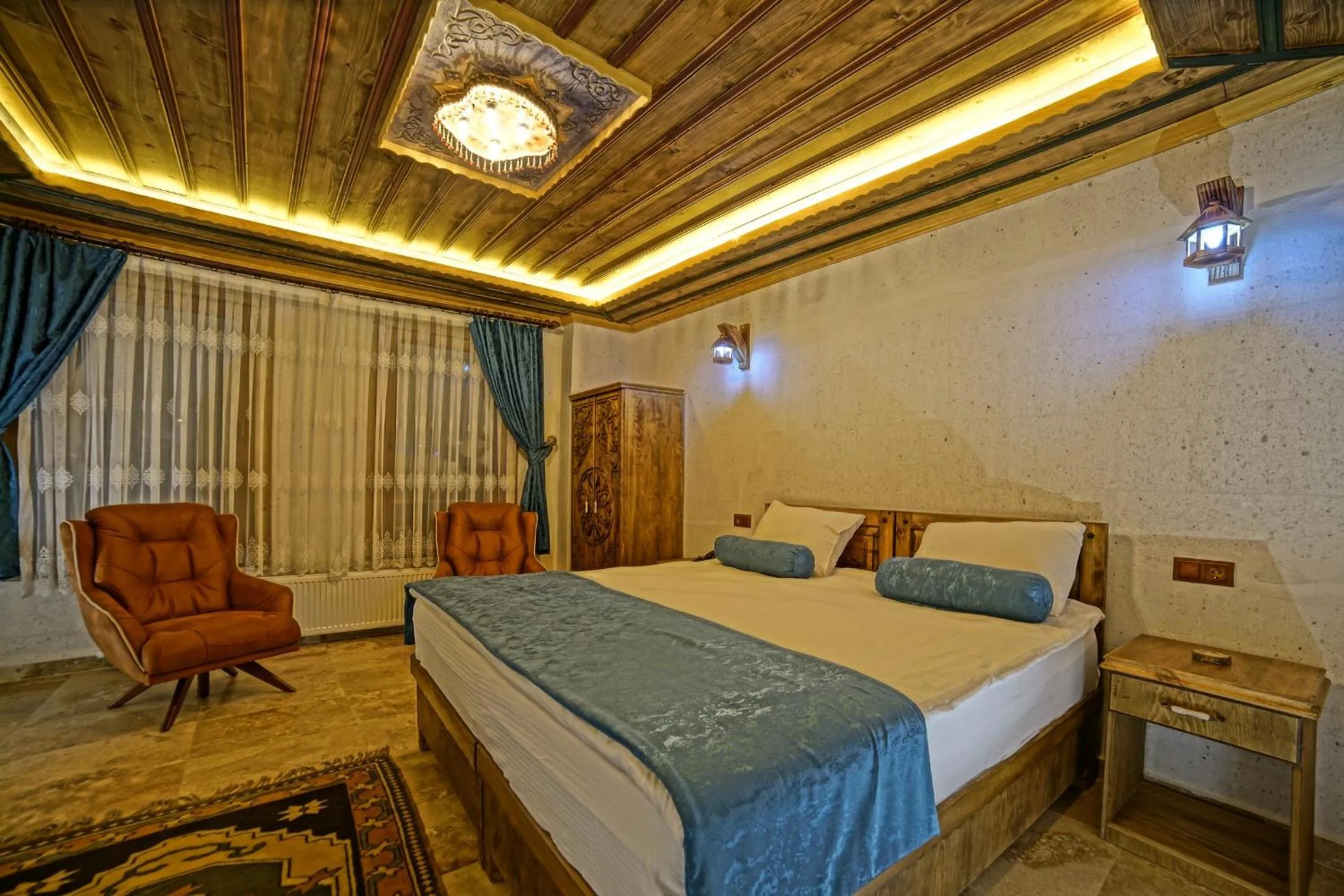 Bed in Termessos Hotel