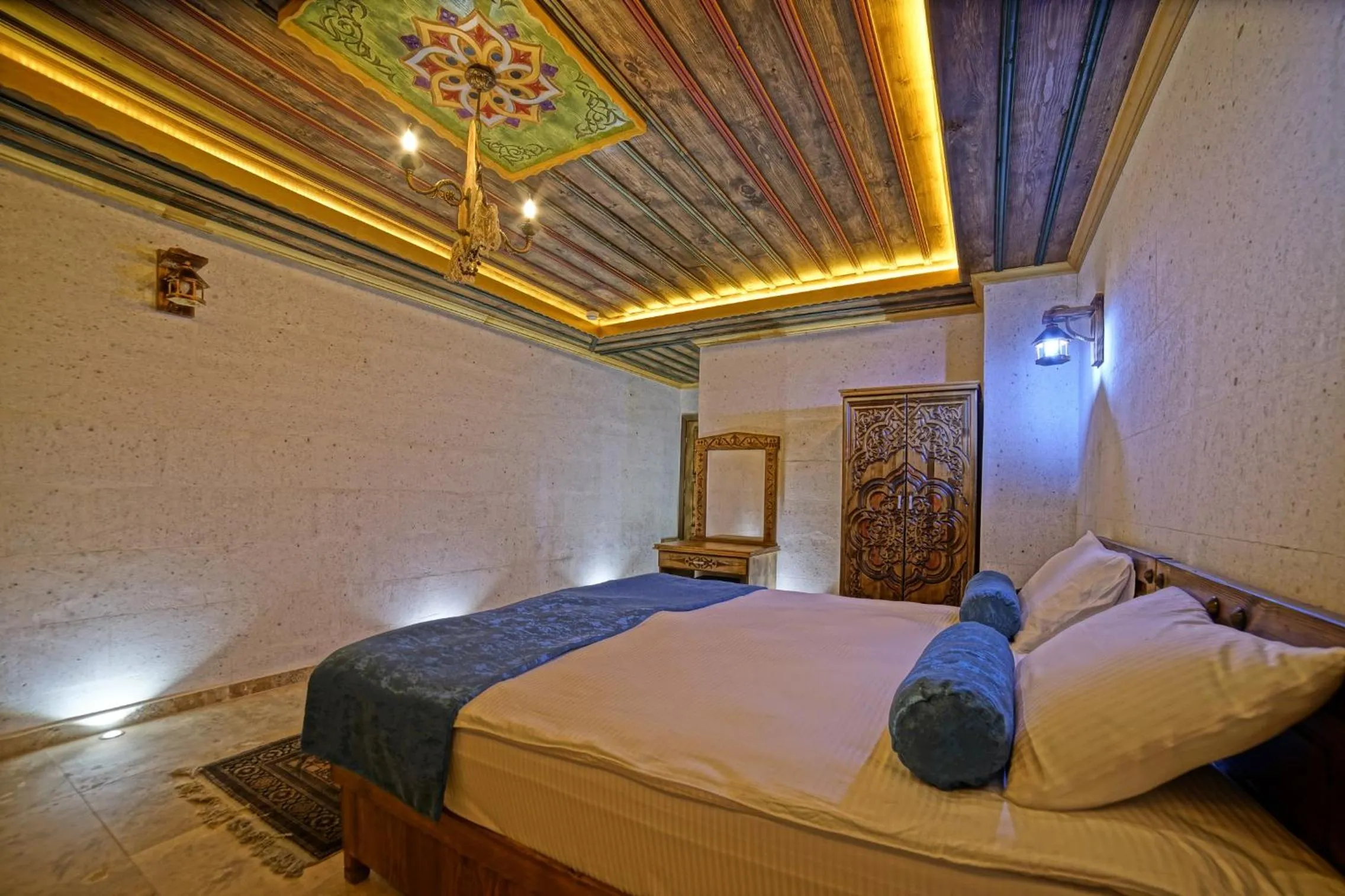 Bed in Termessos Hotel