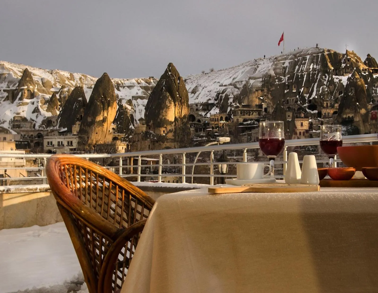 Balcony/Terrace in Termessos Hotel